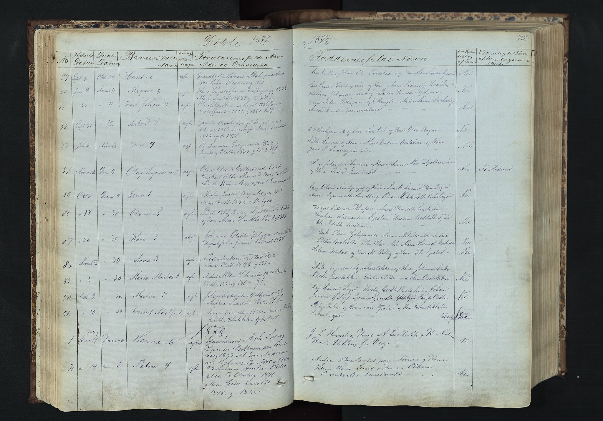 Romedal prestekontor, SAH/PREST-004/L/L0011: Parish register (copy) no. 11, 1867-1895, p. 75