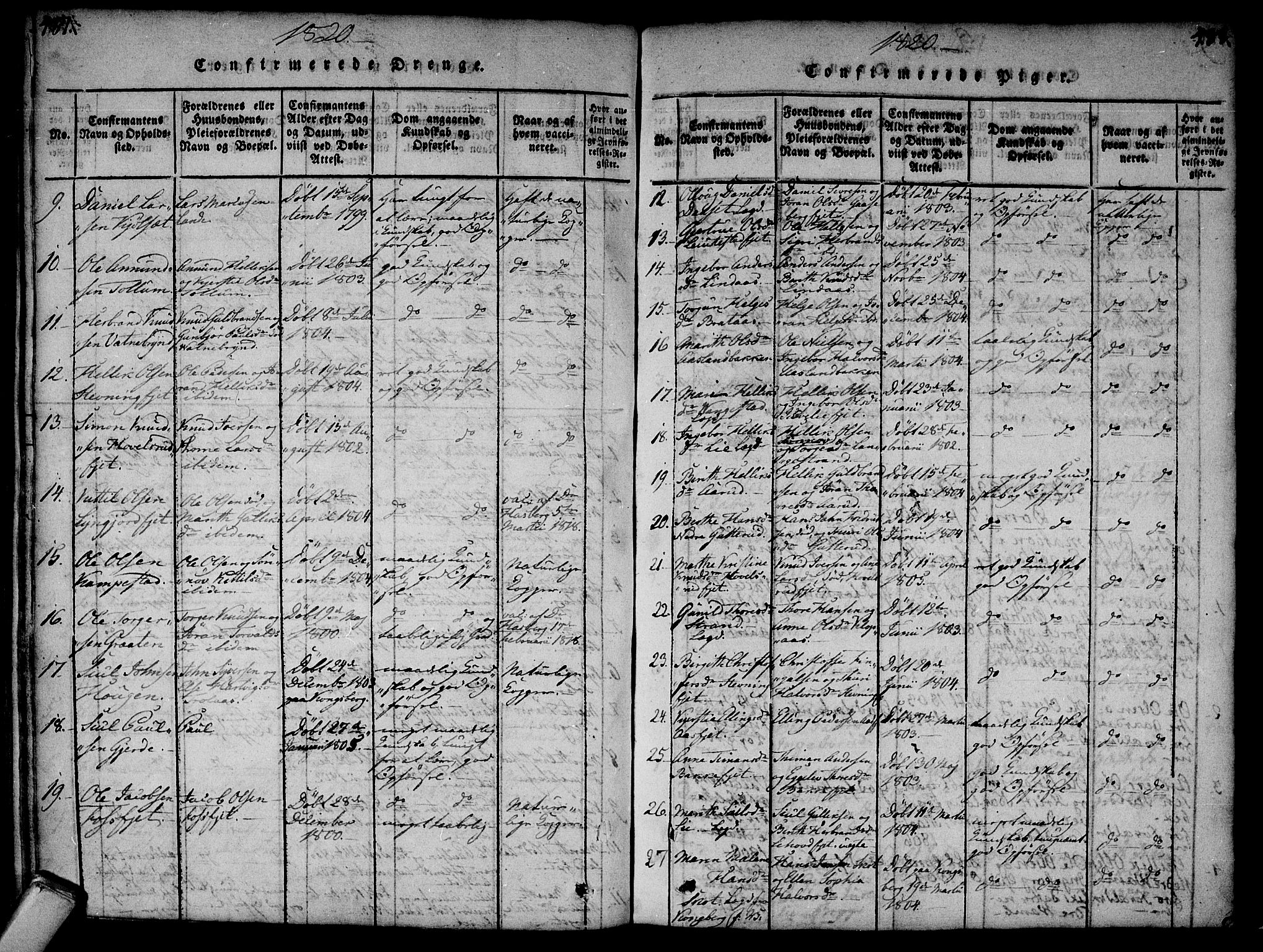 Flesberg kirkebøker, AV/SAKO-A-18/F/Fa/L0005: Parish register (official) no. I 5, 1816-1834, p. 487-488