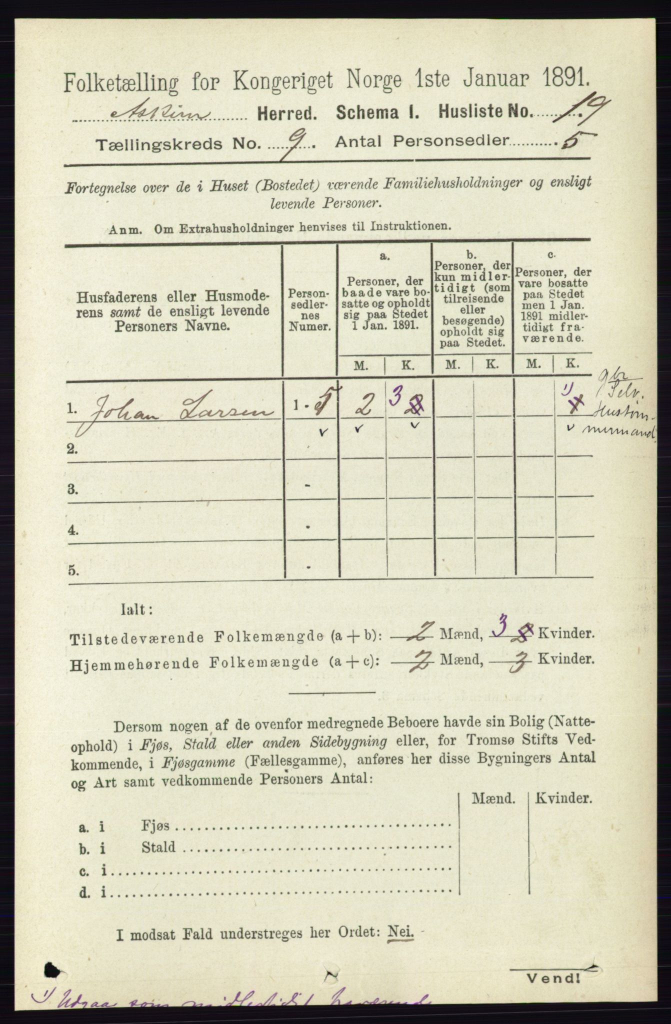 RA, 1891 census for 0124 Askim, 1891, p. 1458