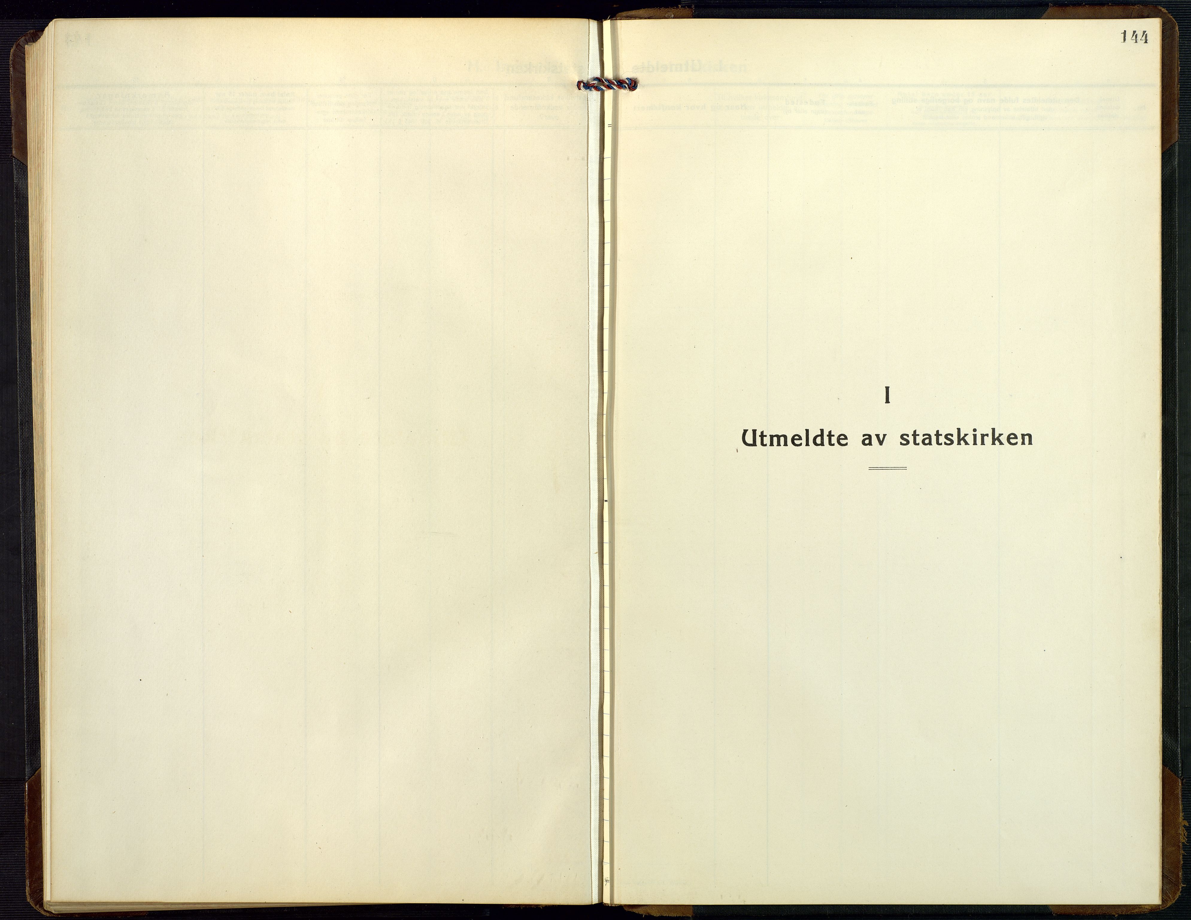 Dypvåg sokneprestkontor, SAK/1111-0007/F/Fb/Fbb/L0006: Parish register (copy) no. B 6, 1925-1954, p. 144