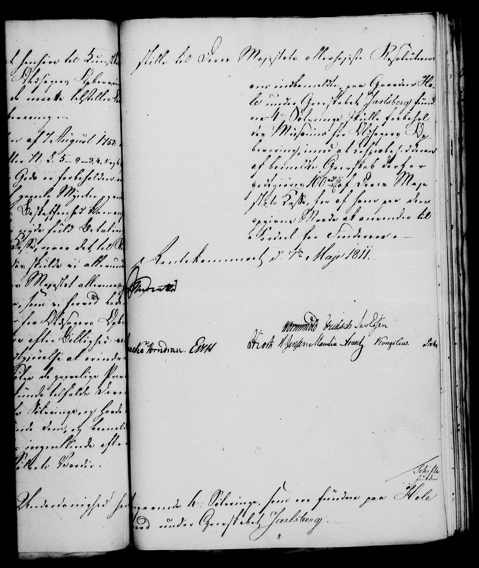 Rentekammeret, Kammerkanselliet, RA/EA-3111/G/Gf/Gfa/L0093: Norsk relasjons- og resolusjonsprotokoll (merket RK 52.93), 1811, p. 223
