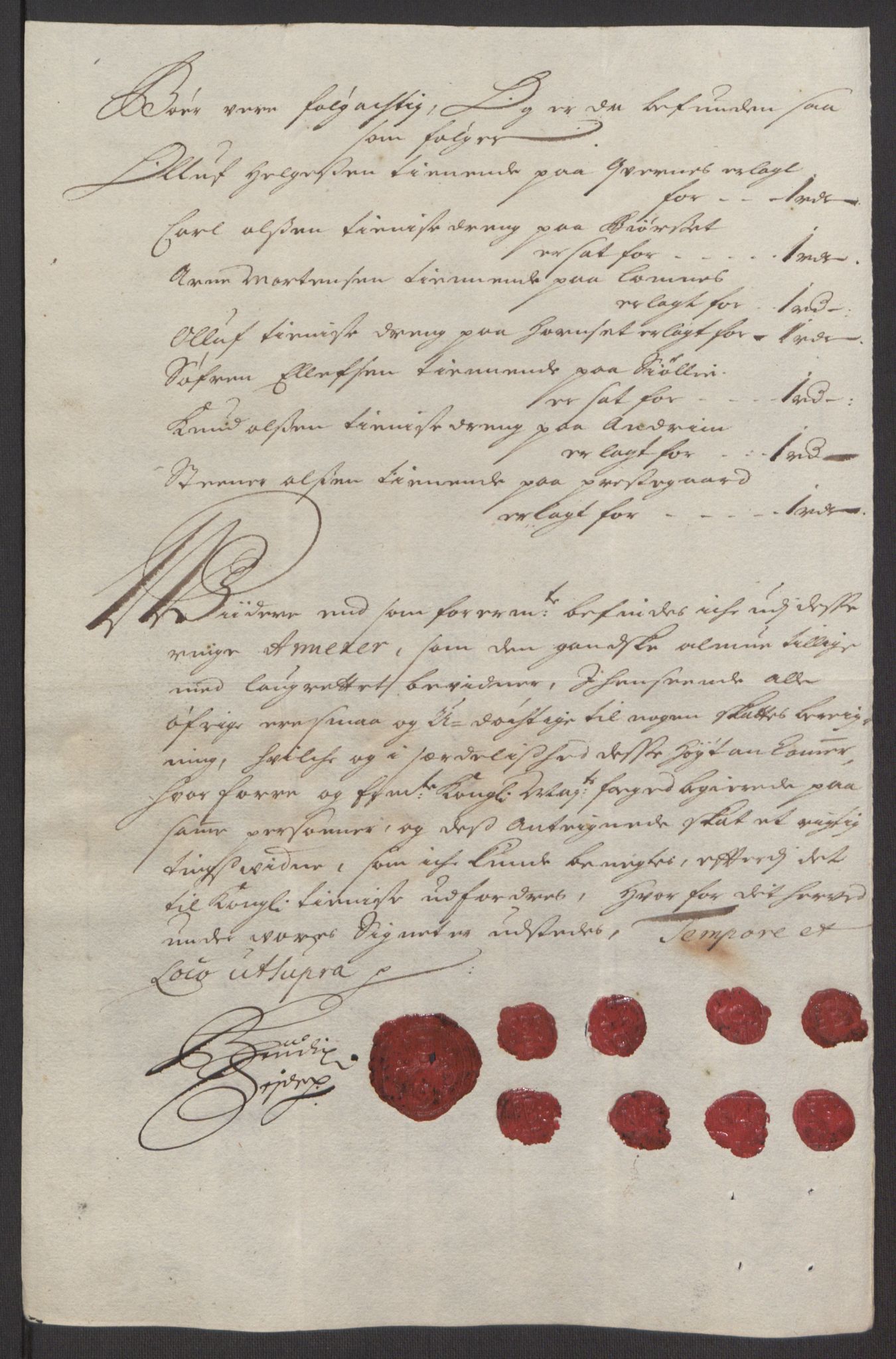 Rentekammeret inntil 1814, Reviderte regnskaper, Fogderegnskap, AV/RA-EA-4092/R13/L0833: Fogderegnskap Solør, Odal og Østerdal, 1695, p. 258