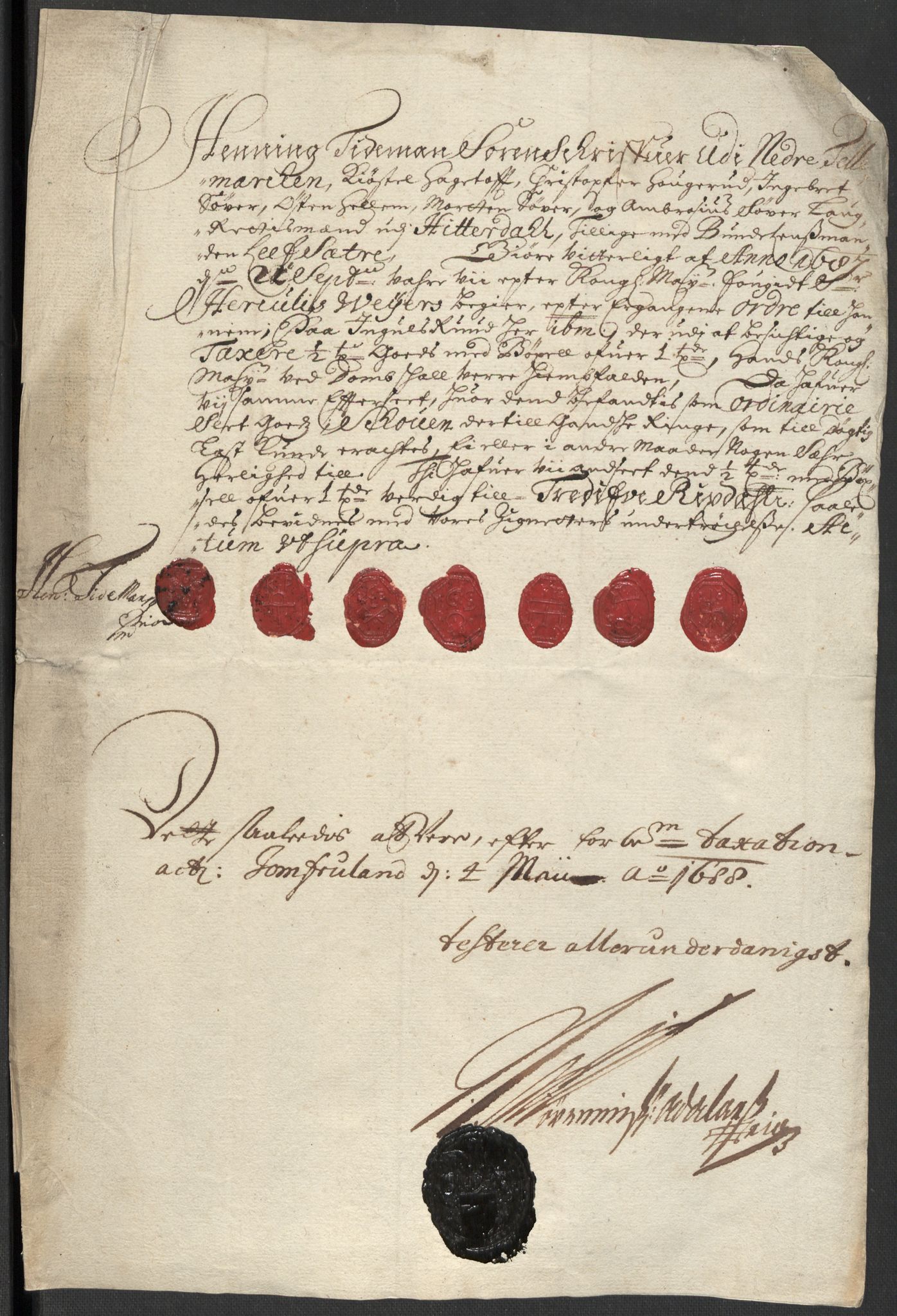 Rentekammeret inntil 1814, Reviderte regnskaper, Fogderegnskap, AV/RA-EA-4092/R35/L2088: Fogderegnskap Øvre og Nedre Telemark, 1687-1689, p. 88