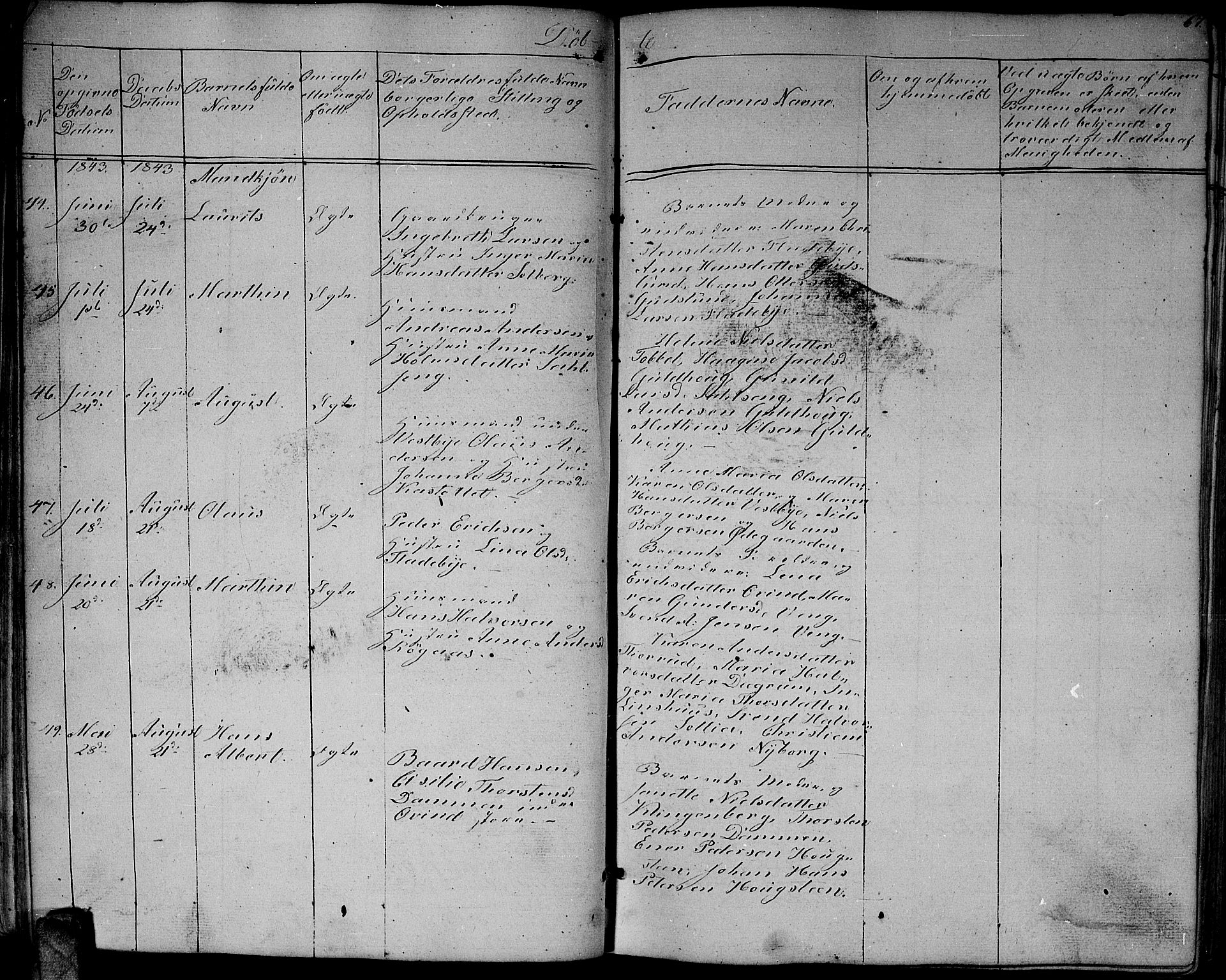 Enebakk prestekontor Kirkebøker, AV/SAO-A-10171c/G/Ga/L0004: Parish register (copy) no. I 4, 1850-1866, p. 67