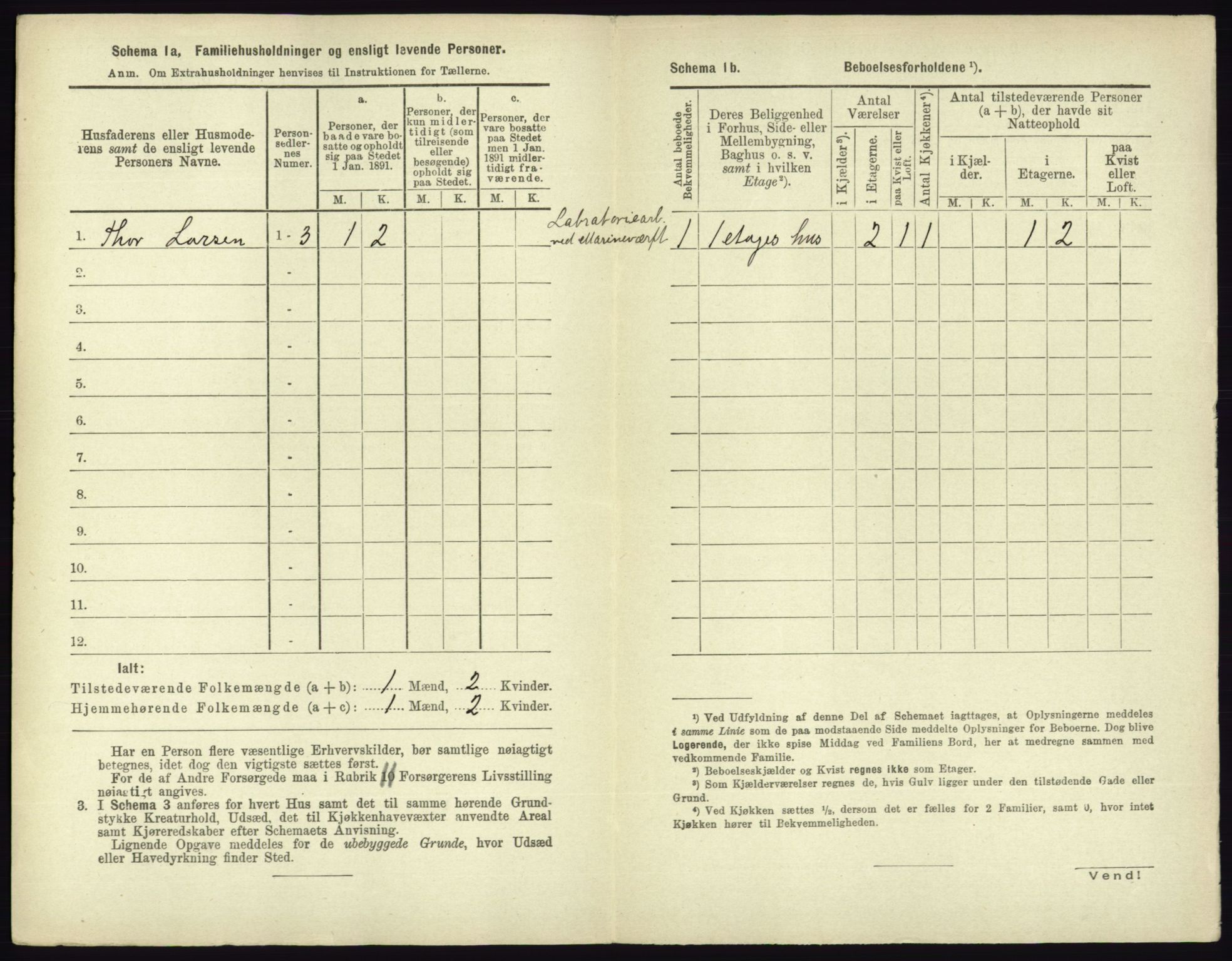 RA, 1891 census for 0703 Horten, 1891, p. 1150