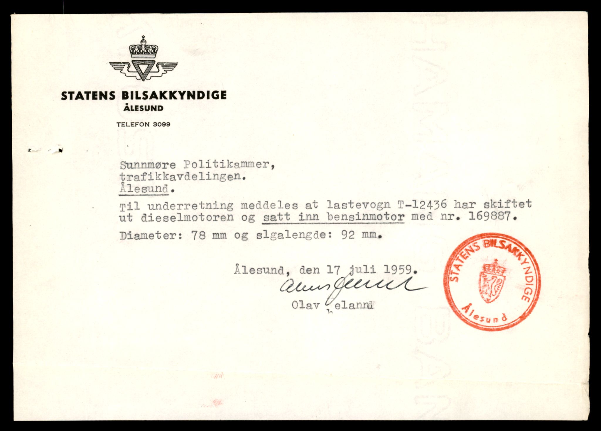 Møre og Romsdal vegkontor - Ålesund trafikkstasjon, AV/SAT-A-4099/F/Fe/L0033: Registreringskort for kjøretøy T 12151 - T 12474, 1927-1998, p. 3277