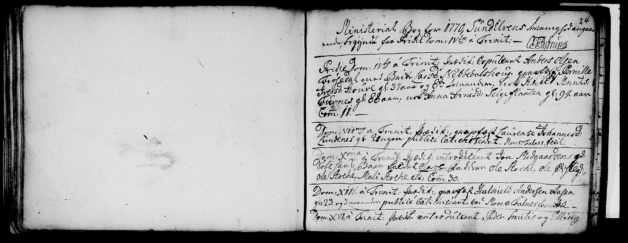 Ministerialprotokoller, klokkerbøker og fødselsregistre - Møre og Romsdal, SAT/A-1454/519/L0244: Parish register (official) no. 519A03, 1769-1773, p. 24