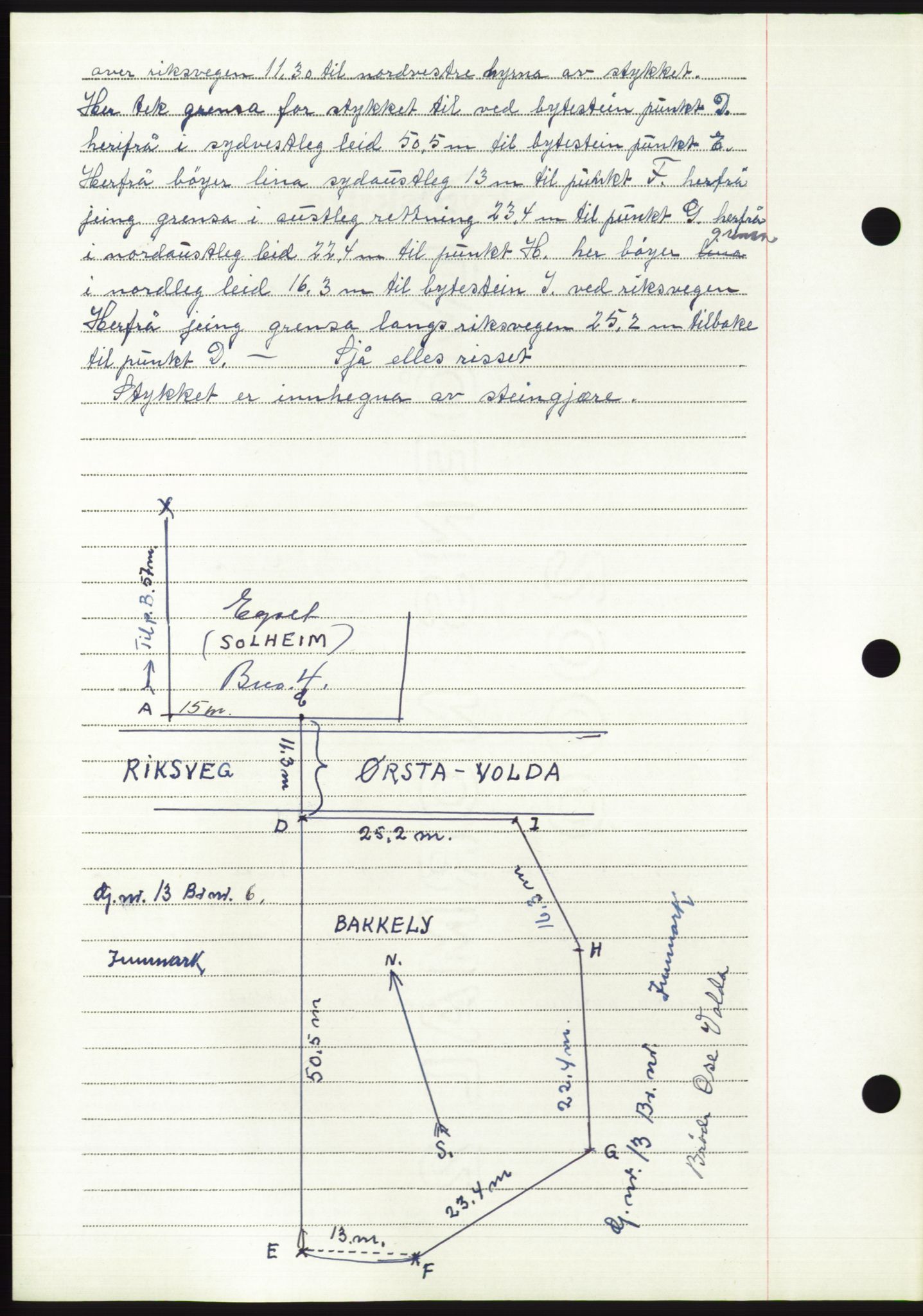 Søre Sunnmøre sorenskriveri, AV/SAT-A-4122/1/2/2C/L0086: Mortgage book no. 12A, 1949-1950, Diary no: : 205/1950