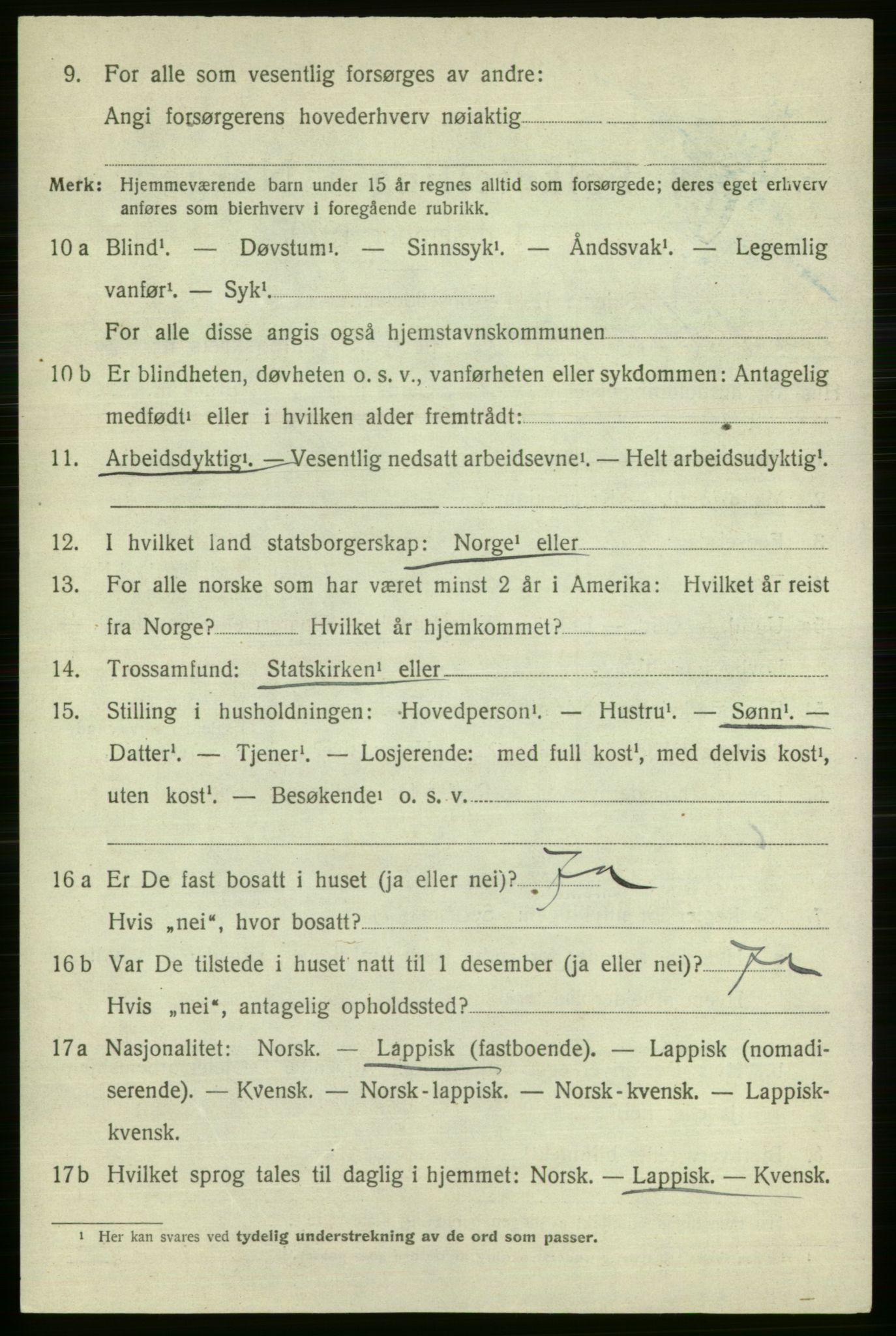 SATØ, 1920 census for Nord-Varanger, 1920, p. 3624