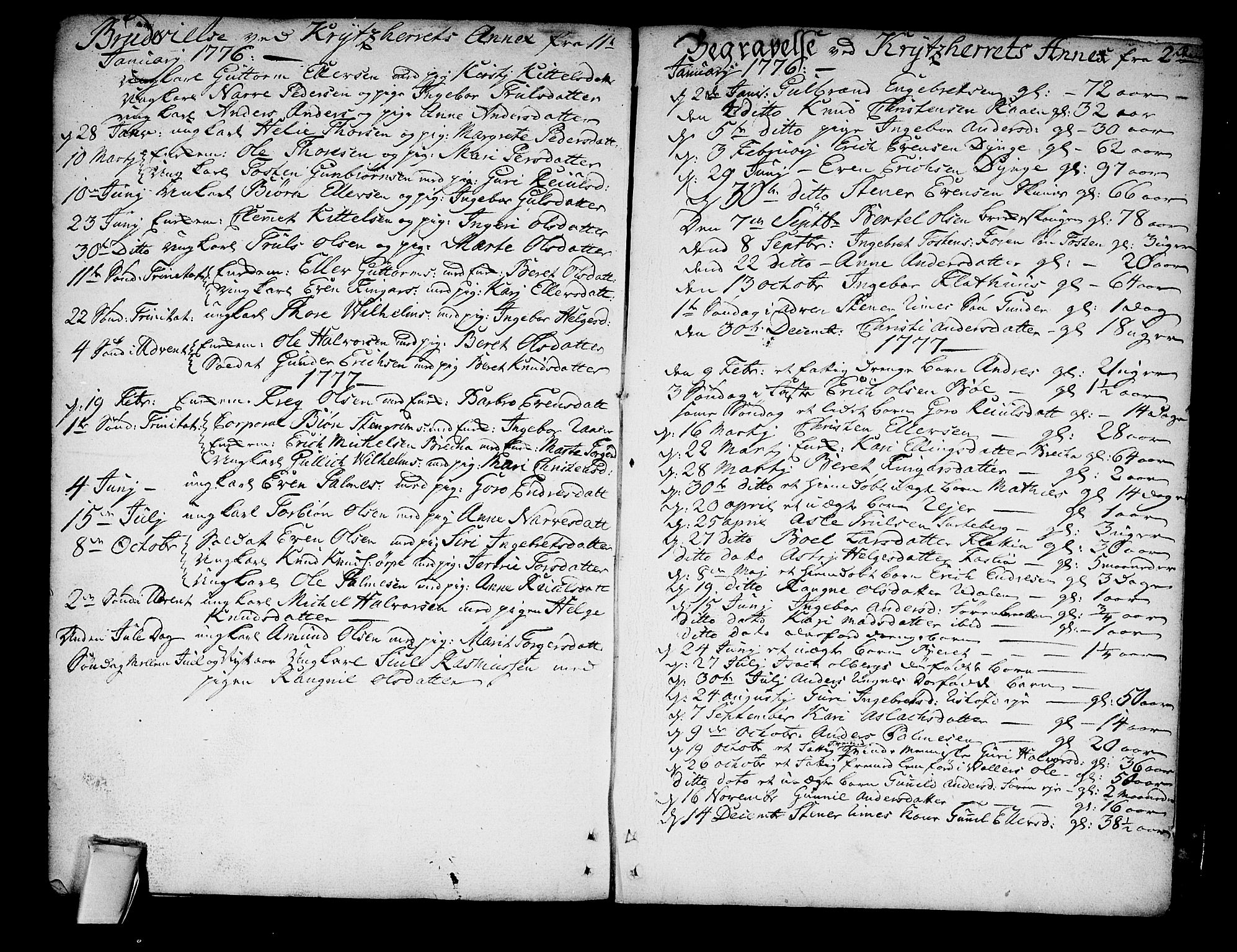 Sigdal kirkebøker, SAKO/A-245/F/Fa/L0001: Parish register (official) no. I 1, 1722-1777