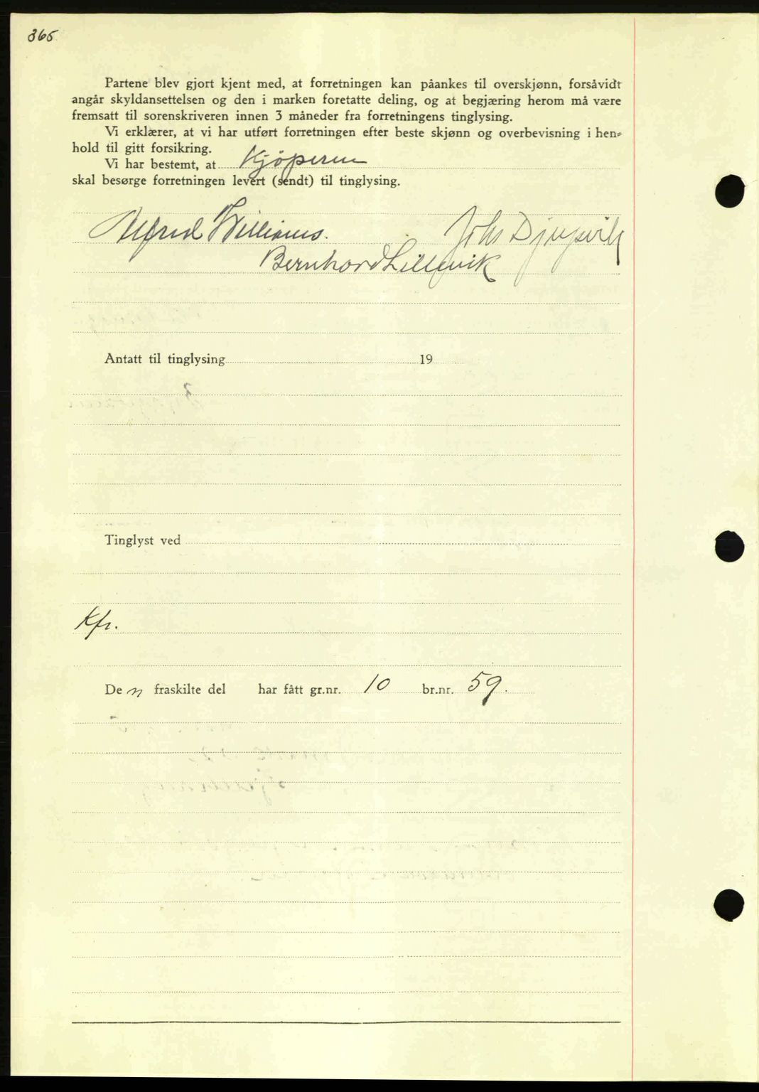 Nordmøre sorenskriveri, AV/SAT-A-4132/1/2/2Ca: Mortgage book no. A95, 1943-1943, Diary no: : 1438/1943