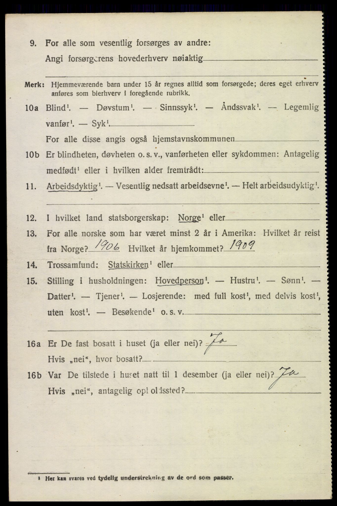 SAH, 1920 census for Trysil, 1920, p. 6674