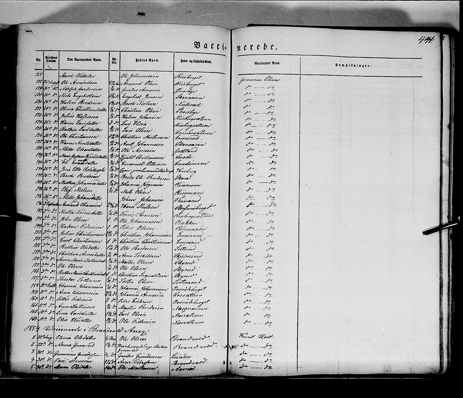 Grue prestekontor, AV/SAH-PREST-036/H/Ha/Haa/L0008: Parish register (official) no. 8, 1847-1858, p. 441