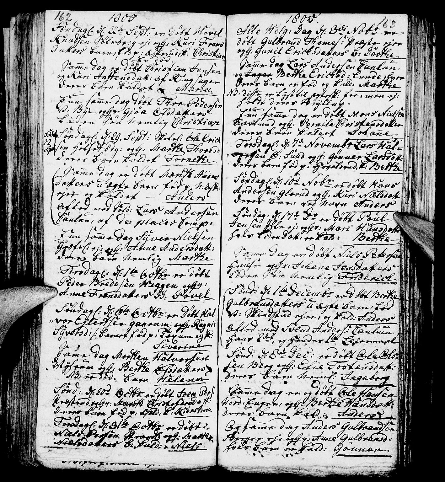 Nes prestekontor, Hedmark, AV/SAH-PREST-020/L/La/L0002: Parish register (copy) no. 2, 1785-1813, p. 162-163