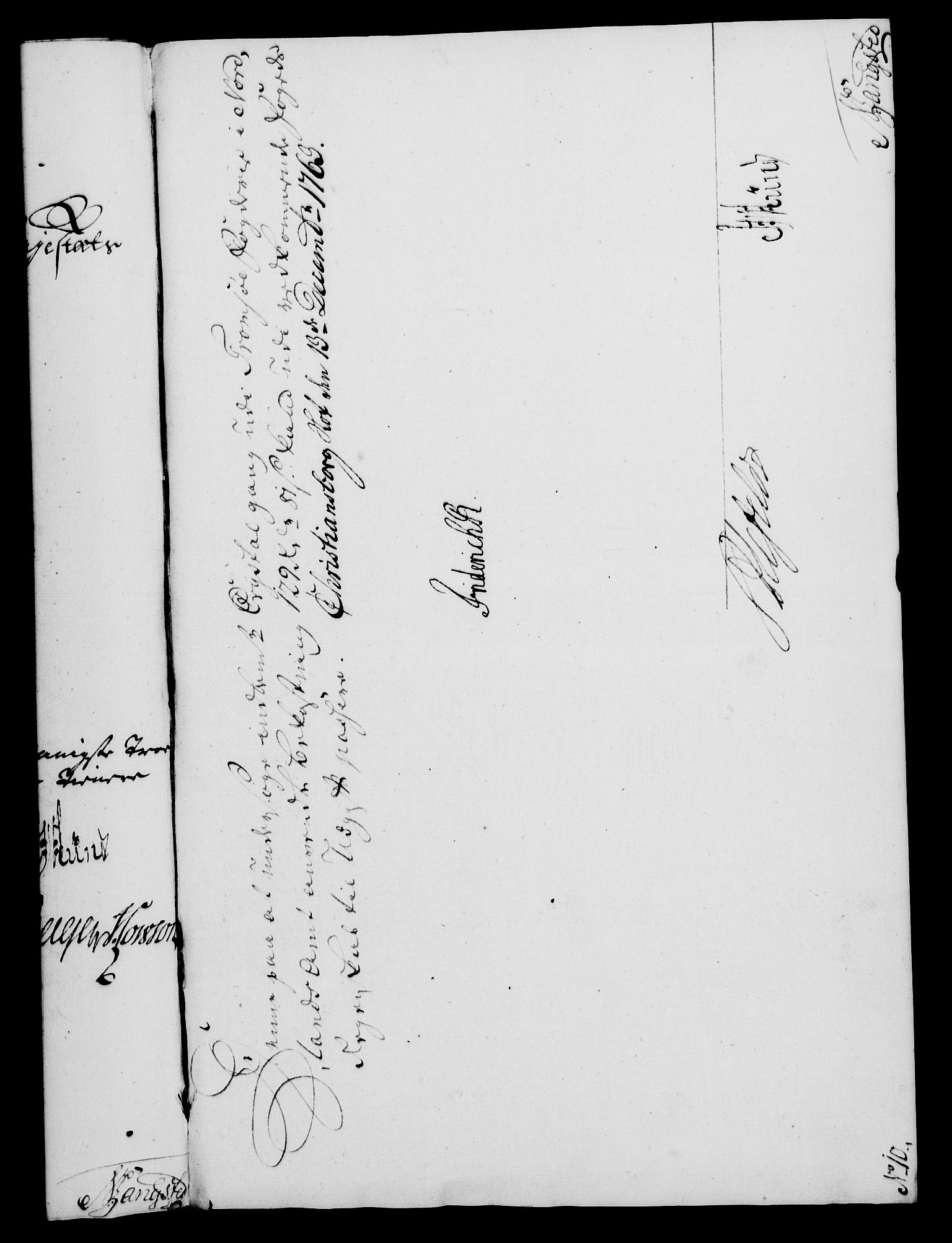 Rentekammeret, Kammerkanselliet, RA/EA-3111/G/Gf/Gfa/L0045: Norsk relasjons- og resolusjonsprotokoll (merket RK 52.45), 1763, p. 503
