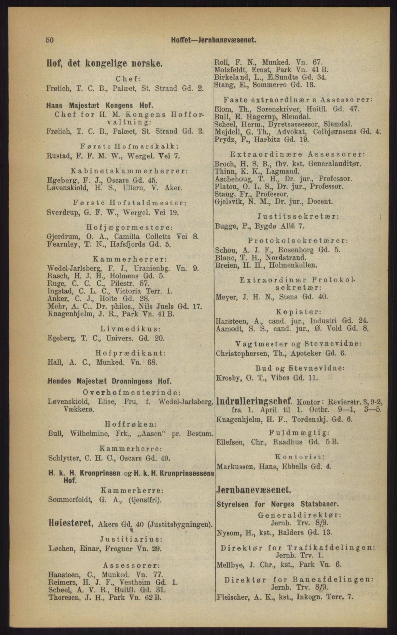 Kristiania/Oslo adressebok, PUBL/-, 1903, p. 50