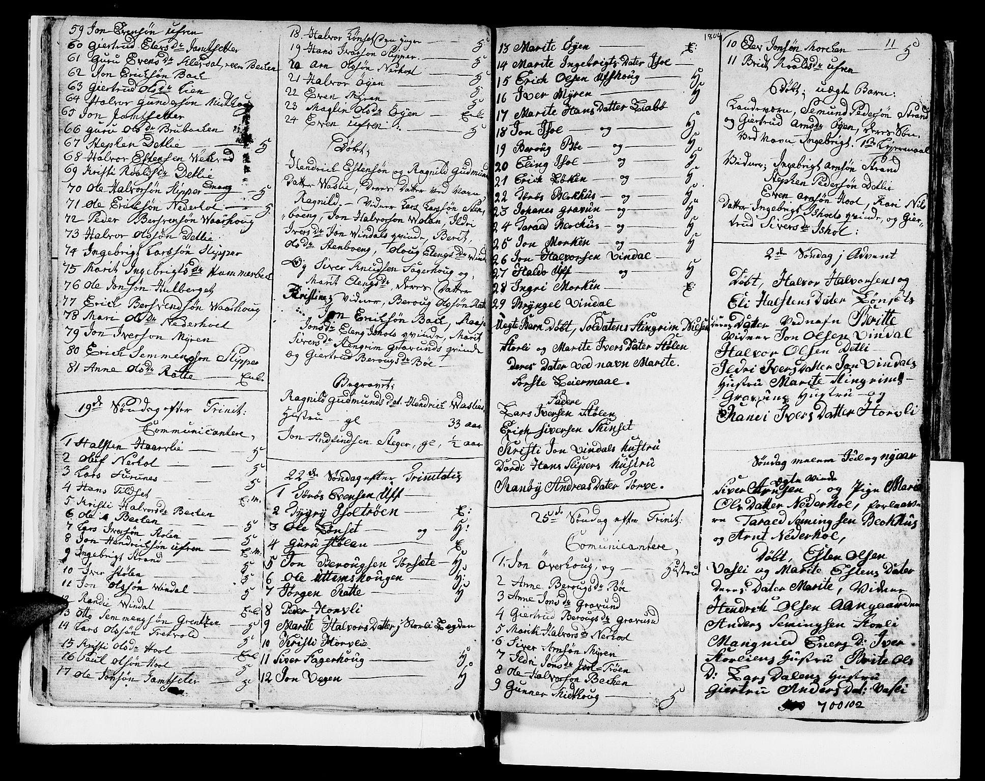 Ministerialprotokoller, klokkerbøker og fødselsregistre - Sør-Trøndelag, SAT/A-1456/679/L0921: Parish register (copy) no. 679C01, 1792-1840, p. 11