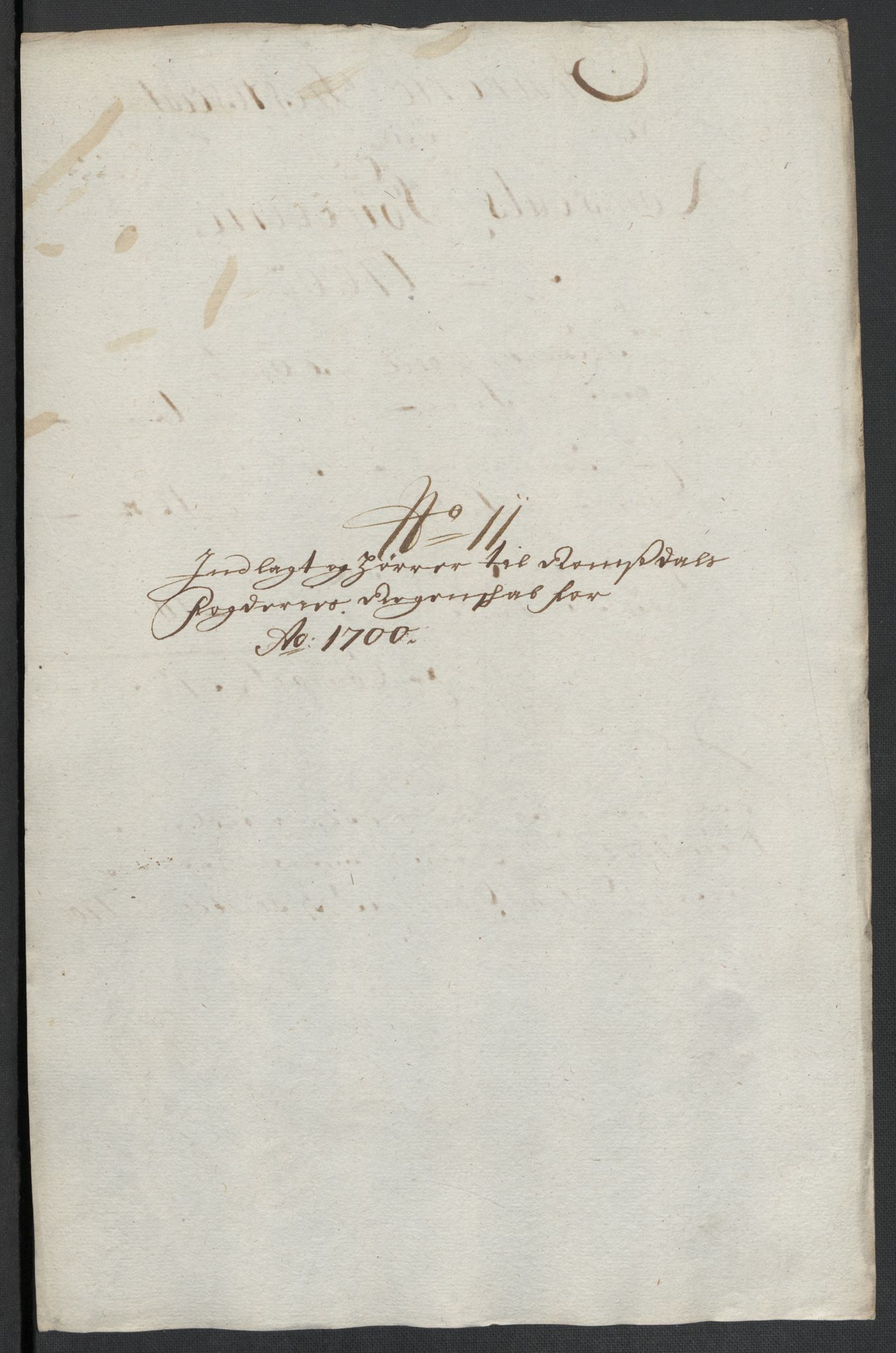 Rentekammeret inntil 1814, Reviderte regnskaper, Fogderegnskap, RA/EA-4092/R55/L3654: Fogderegnskap Romsdal, 1699-1700, p. 301