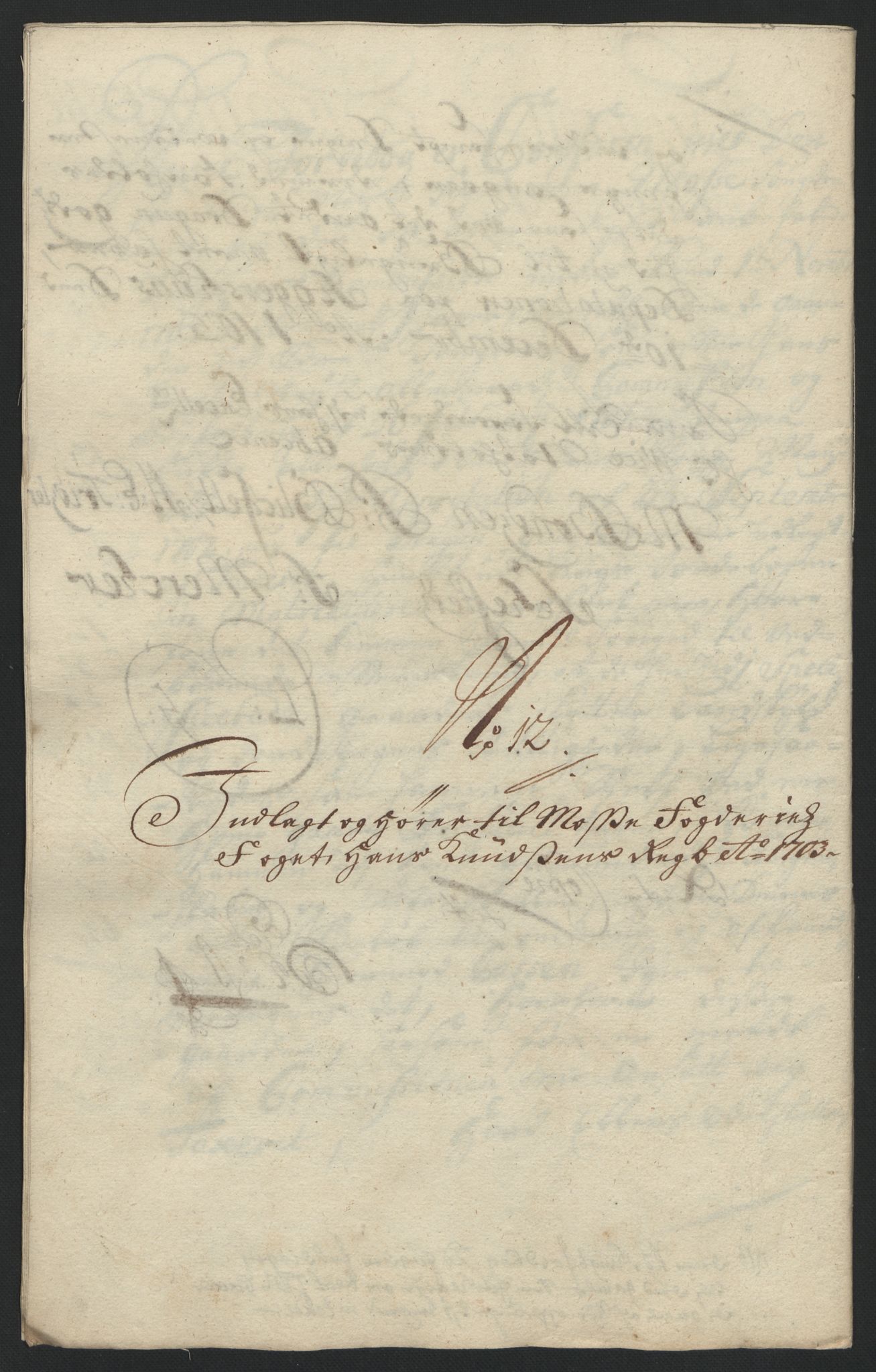 Rentekammeret inntil 1814, Reviderte regnskaper, Fogderegnskap, AV/RA-EA-4092/R04/L0132: Fogderegnskap Moss, Onsøy, Tune, Veme og Åbygge, 1703-1704, p. 155