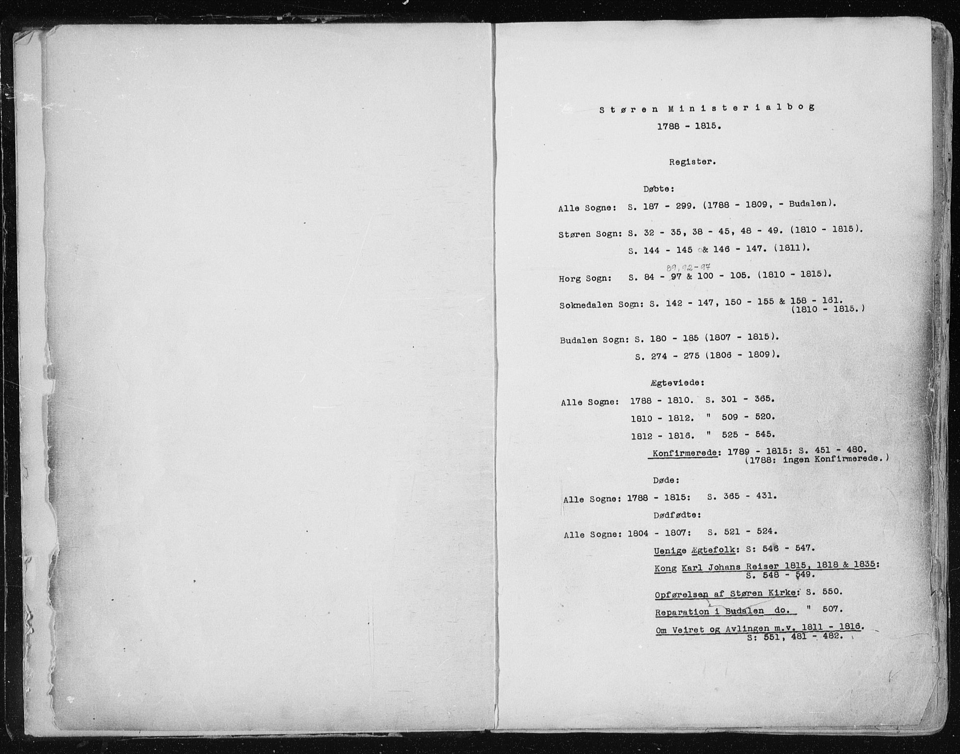 Ministerialprotokoller, klokkerbøker og fødselsregistre - Sør-Trøndelag, AV/SAT-A-1456/687/L0992: Parish register (official) no. 687A03 /1, 1788-1815