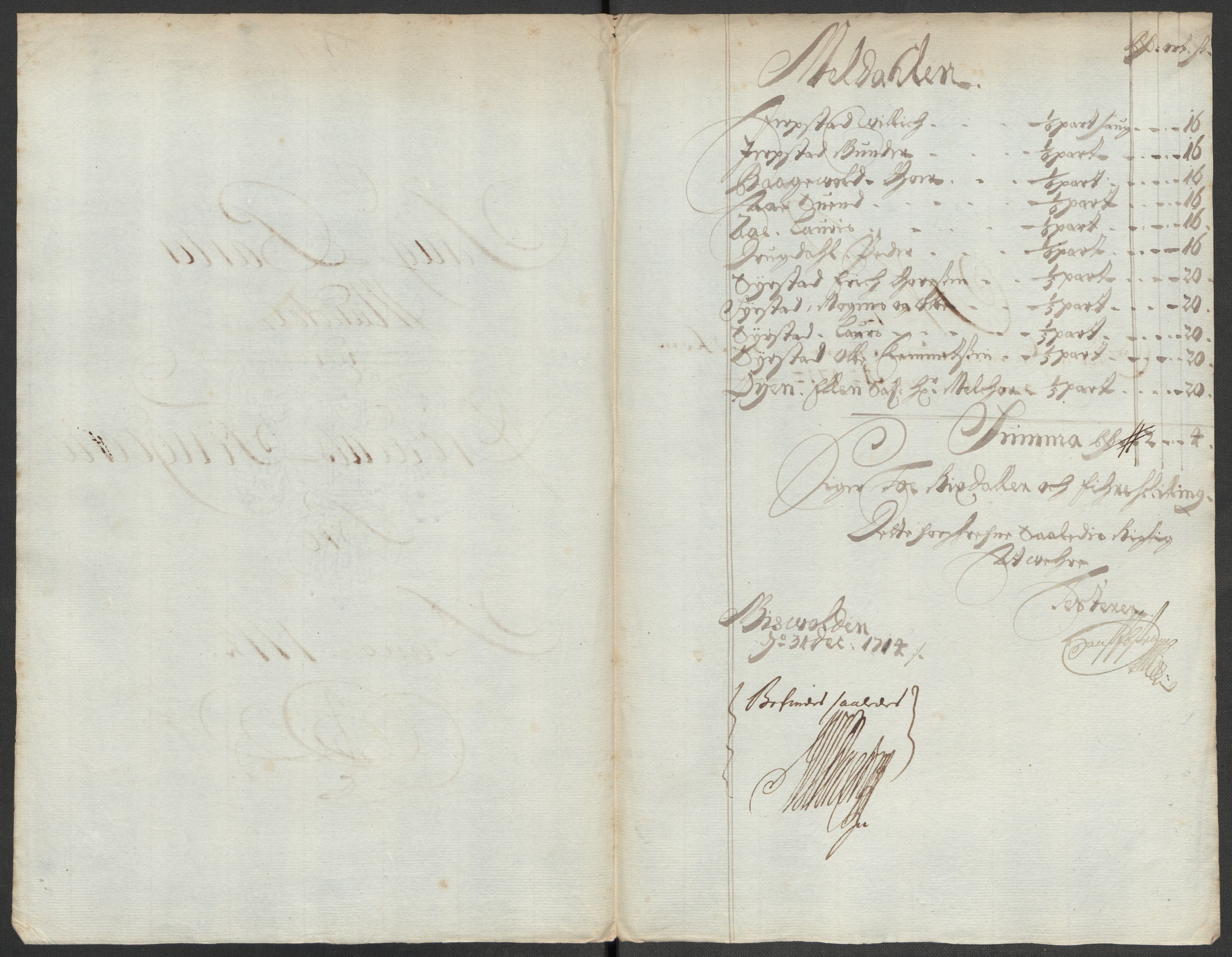 Rentekammeret inntil 1814, Reviderte regnskaper, Fogderegnskap, RA/EA-4092/R60/L3965: Fogderegnskap Orkdal og Gauldal, 1714, p. 128