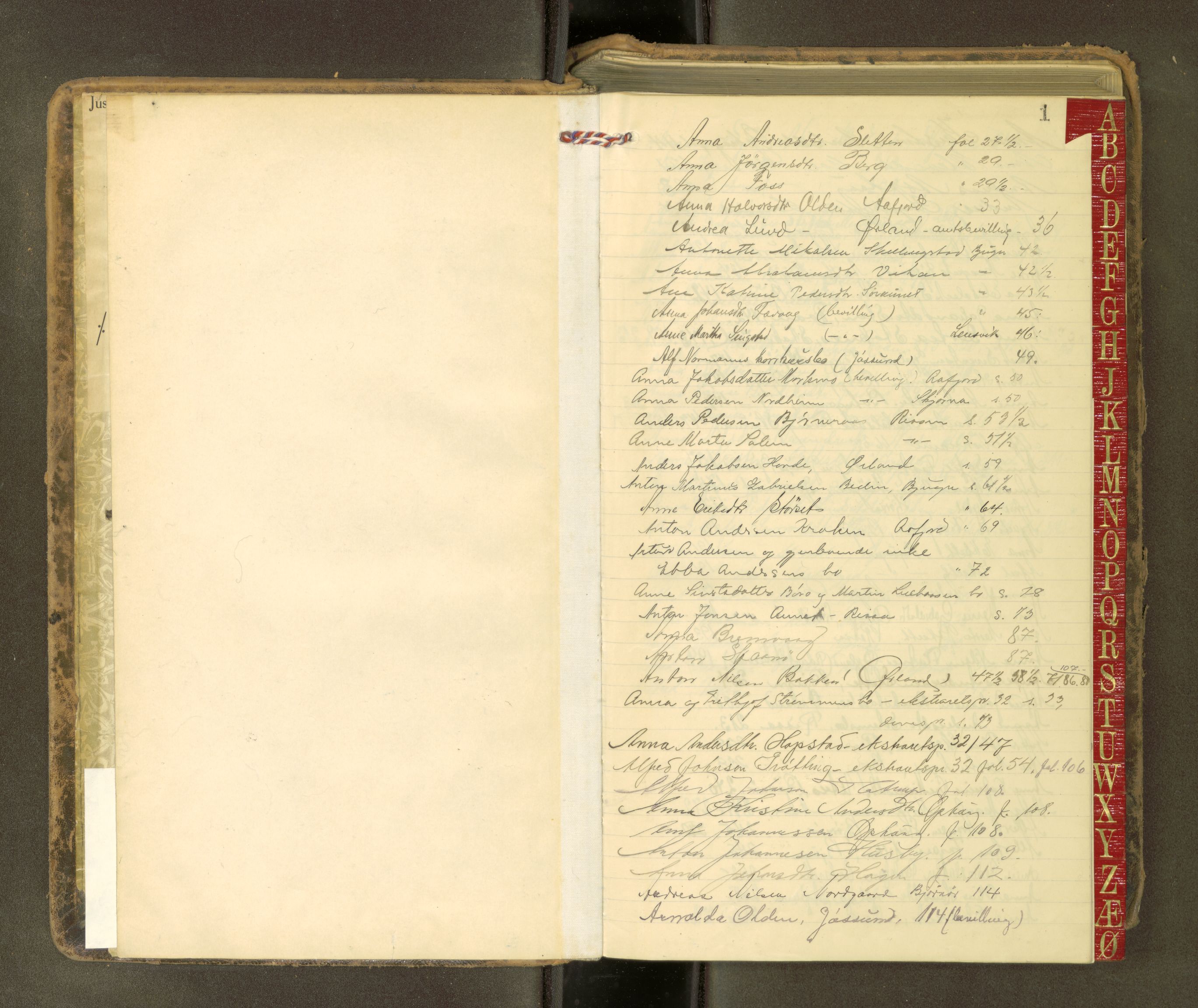 Fosen sorenskriveri, AV/SAT-A-1107/1/3/3B/L0012: Skiftebehandlingsprotokoll, 1917-1923, p. 1