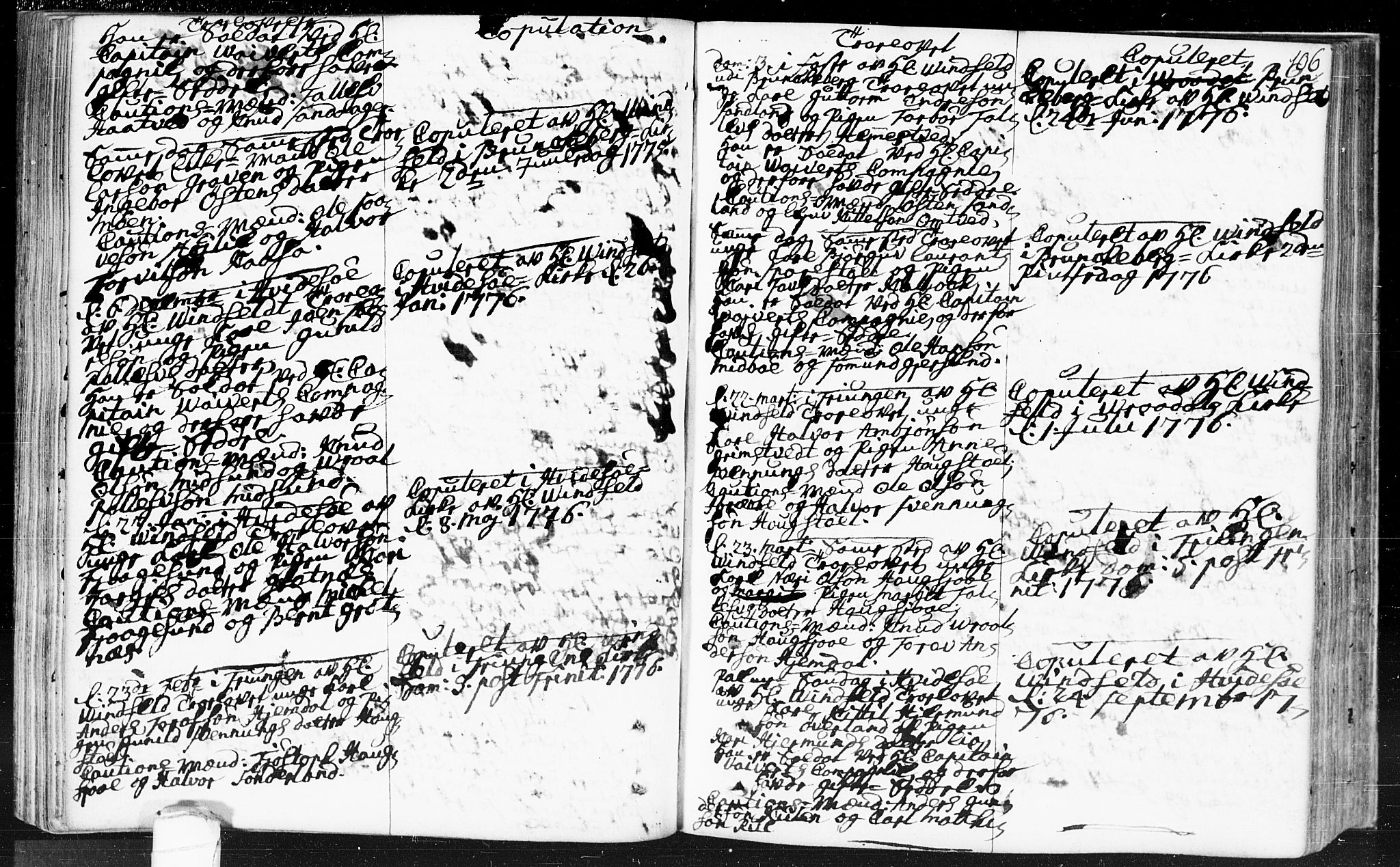 Kviteseid kirkebøker, SAKO/A-276/F/Fa/L0002: Parish register (official) no. I 2, 1773-1786, p. 106
