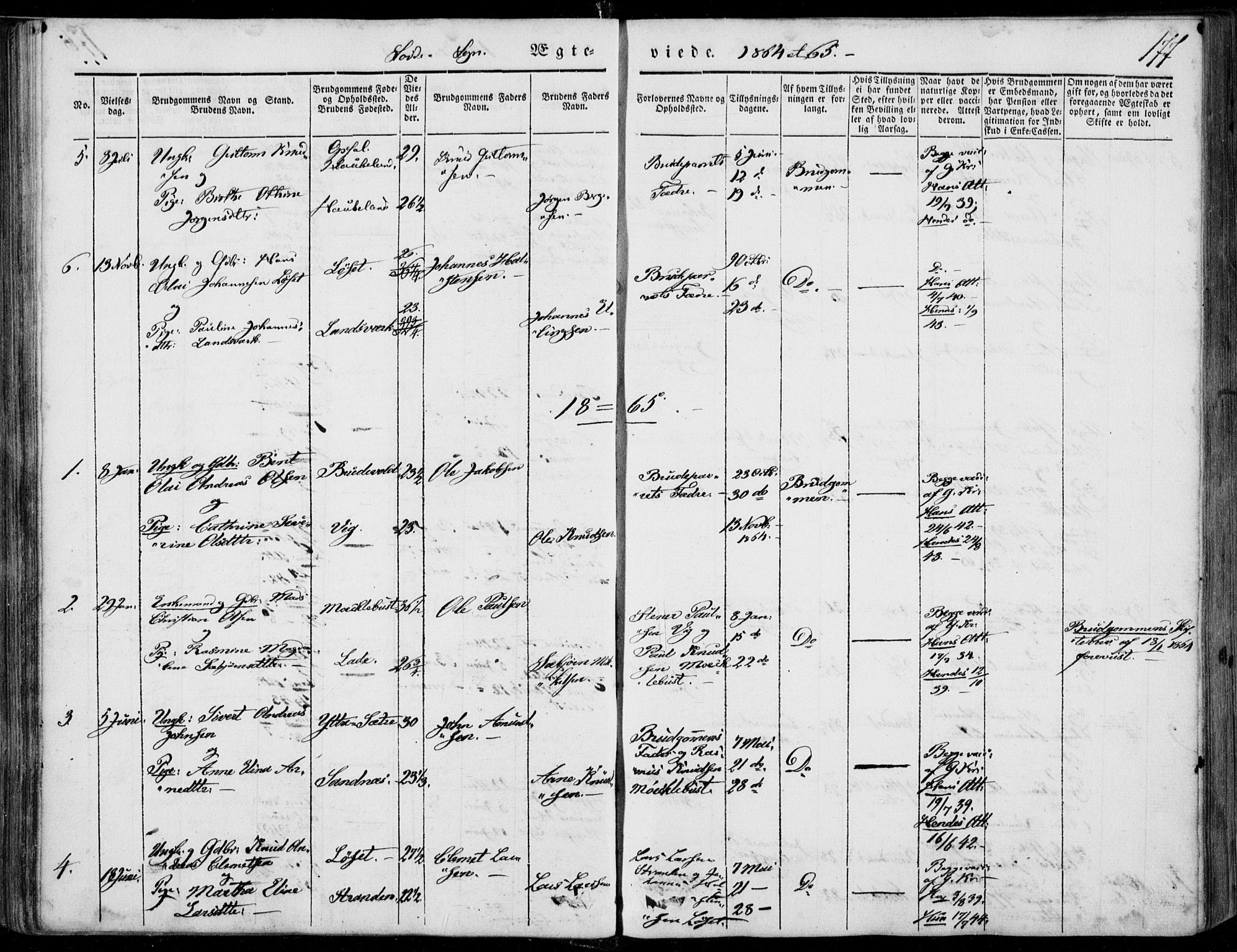 Ministerialprotokoller, klokkerbøker og fødselsregistre - Møre og Romsdal, AV/SAT-A-1454/502/L0023: Parish register (official) no. 502A01, 1844-1873, p. 177