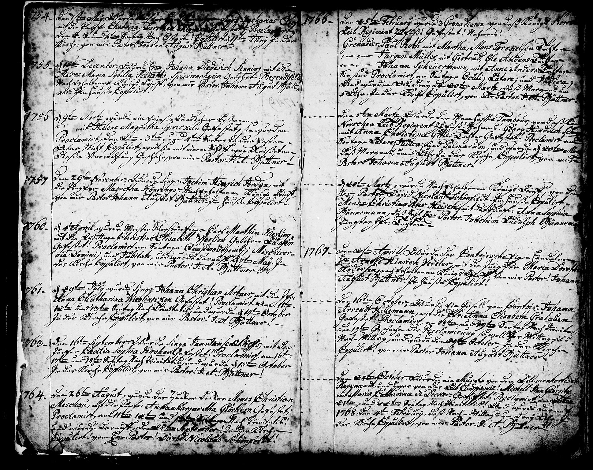 Mariakirken Sokneprestembete, SAB/A-76901/H/Haa/L0002: Parish register (official) no. A 2, 1748-1807, p. 2