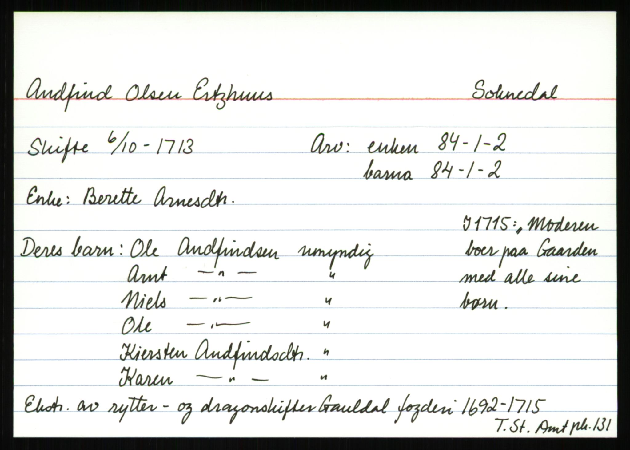 Trondheim stiftamt*, SAT/-, 1690-1715, p. 17