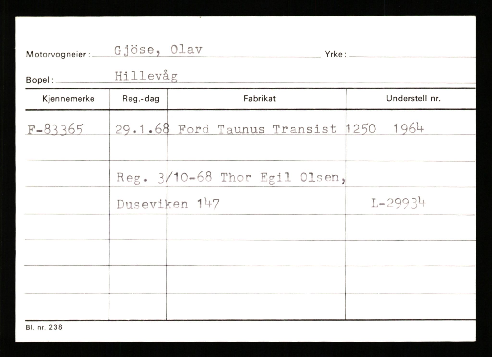 Stavanger trafikkstasjon, AV/SAST-A-101942/0/G/L0008: Registreringsnummer: 67519 - 84533, 1930-1971, p. 2954