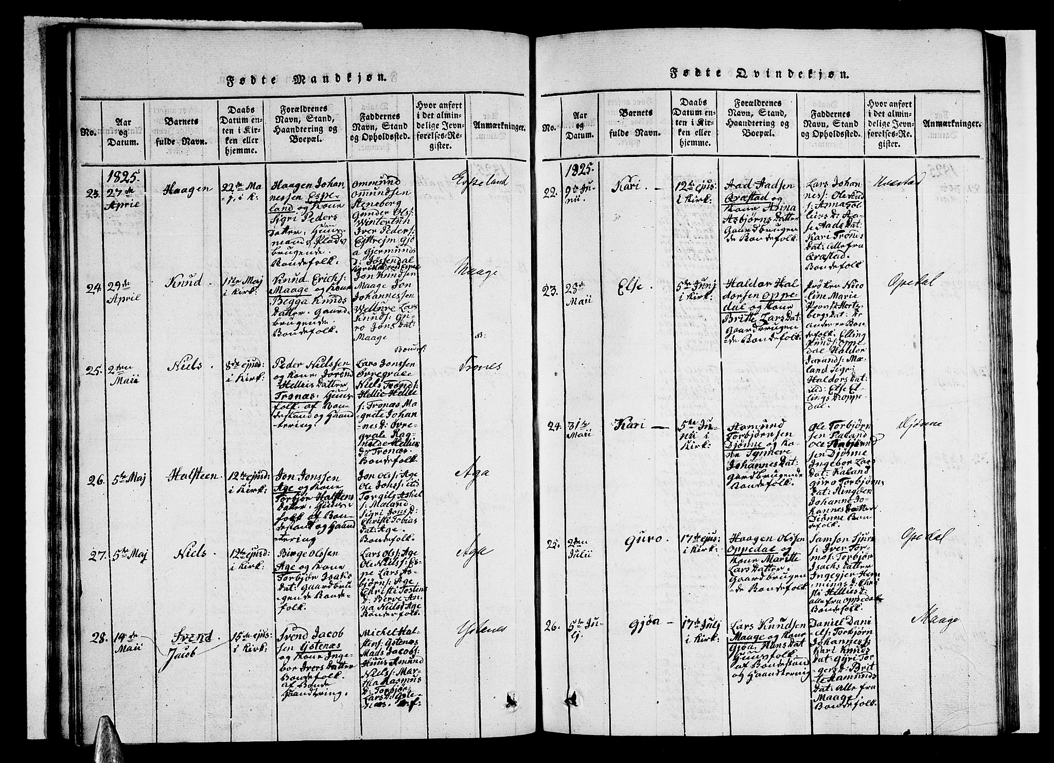 Ullensvang sokneprestembete, AV/SAB-A-78701/H/Haa: Parish register (official) no. A 9, 1819-1826