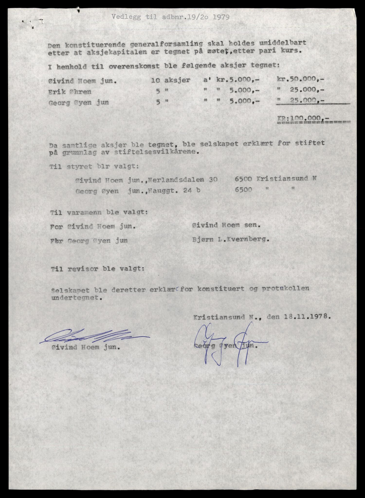 Kristiansund sorenskriveri, AV/SAT-A-0019/2/J/Jd/Jde/L0006: Bilag, By-Cu, 1944-1990, p. 5