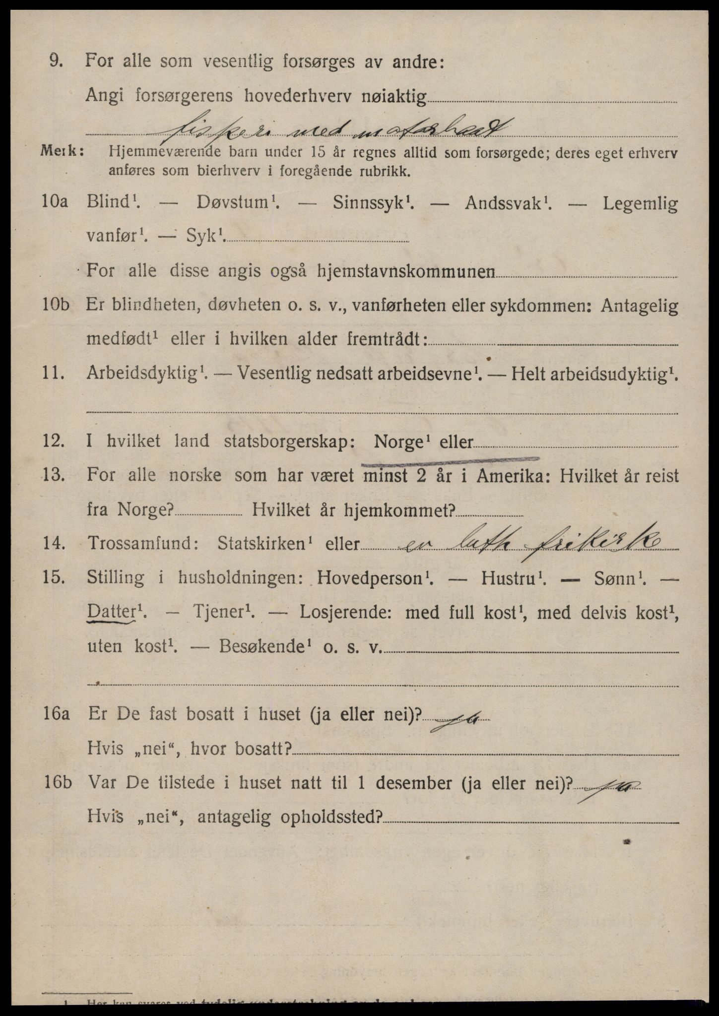 SAT, 1920 census for Herøy (MR), 1920, p. 2838