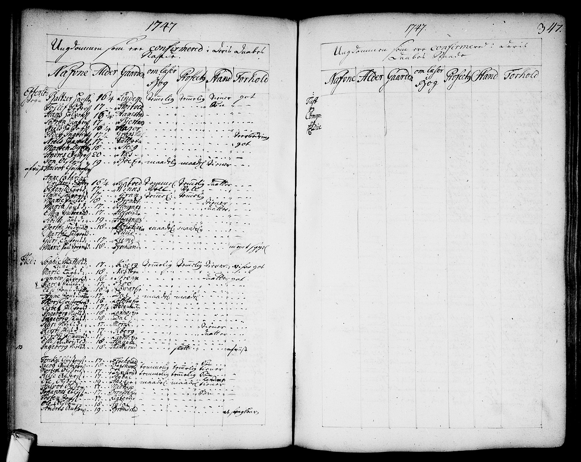 Sandsvær kirkebøker, AV/SAKO-A-244/F/Fa/L0002a: Parish register (official) no. I 2, 1725-1809, p. 347