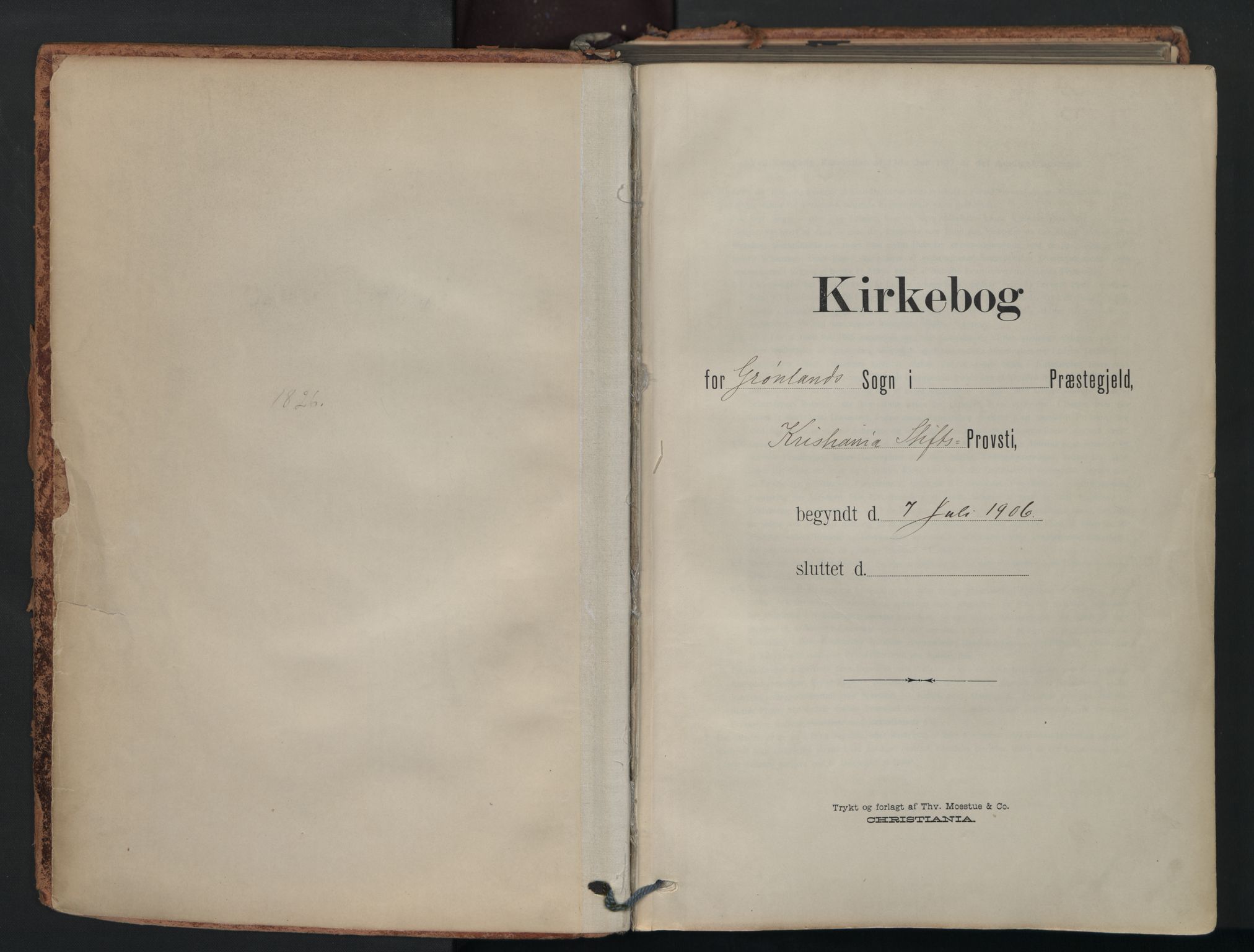Grønland prestekontor Kirkebøker, SAO/A-10848/F/Fa/L0017: Parish register (official) no. 17, 1906-1934