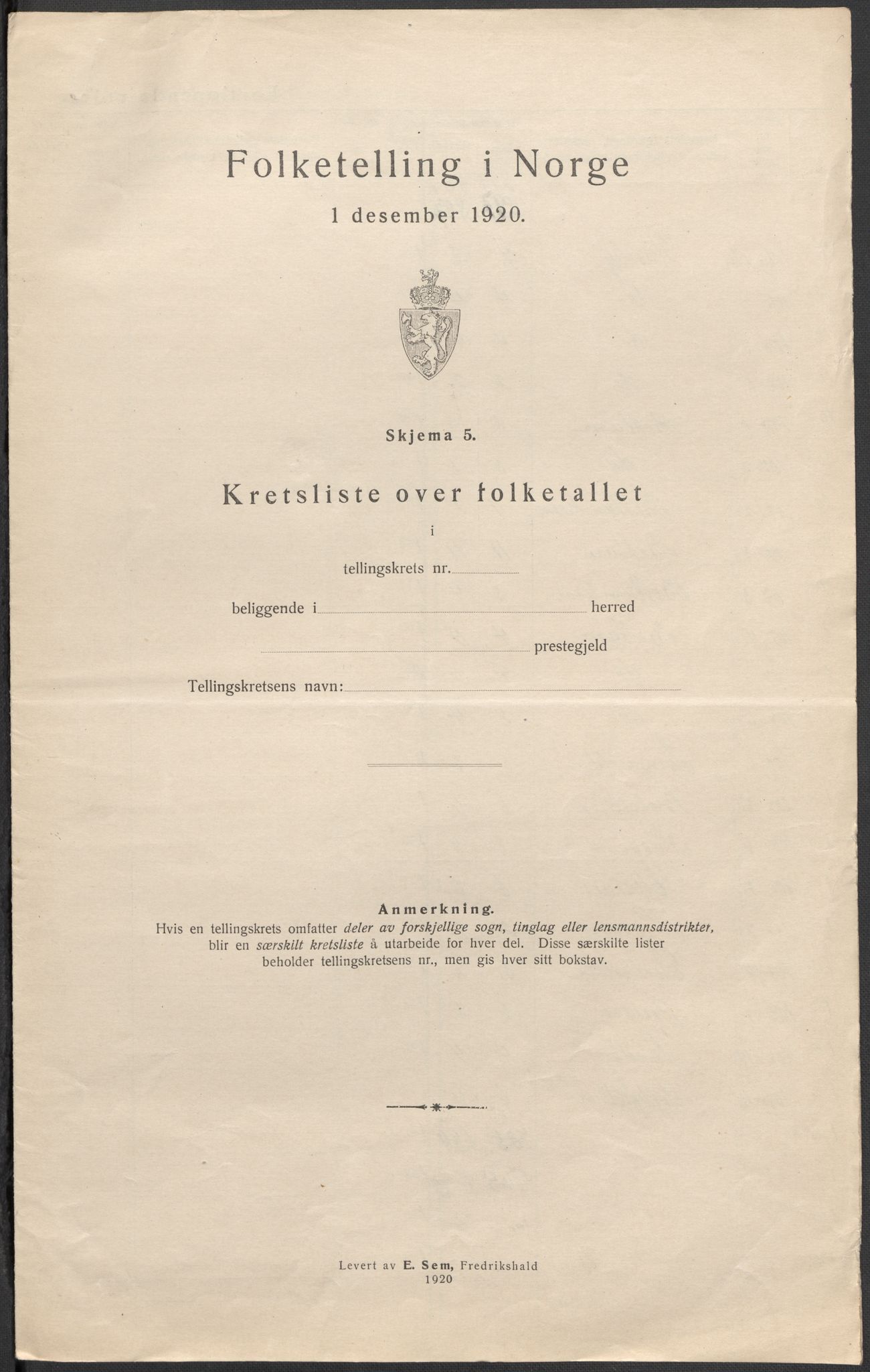 SAKO, 1920 census for Våle, 1920, p. 25