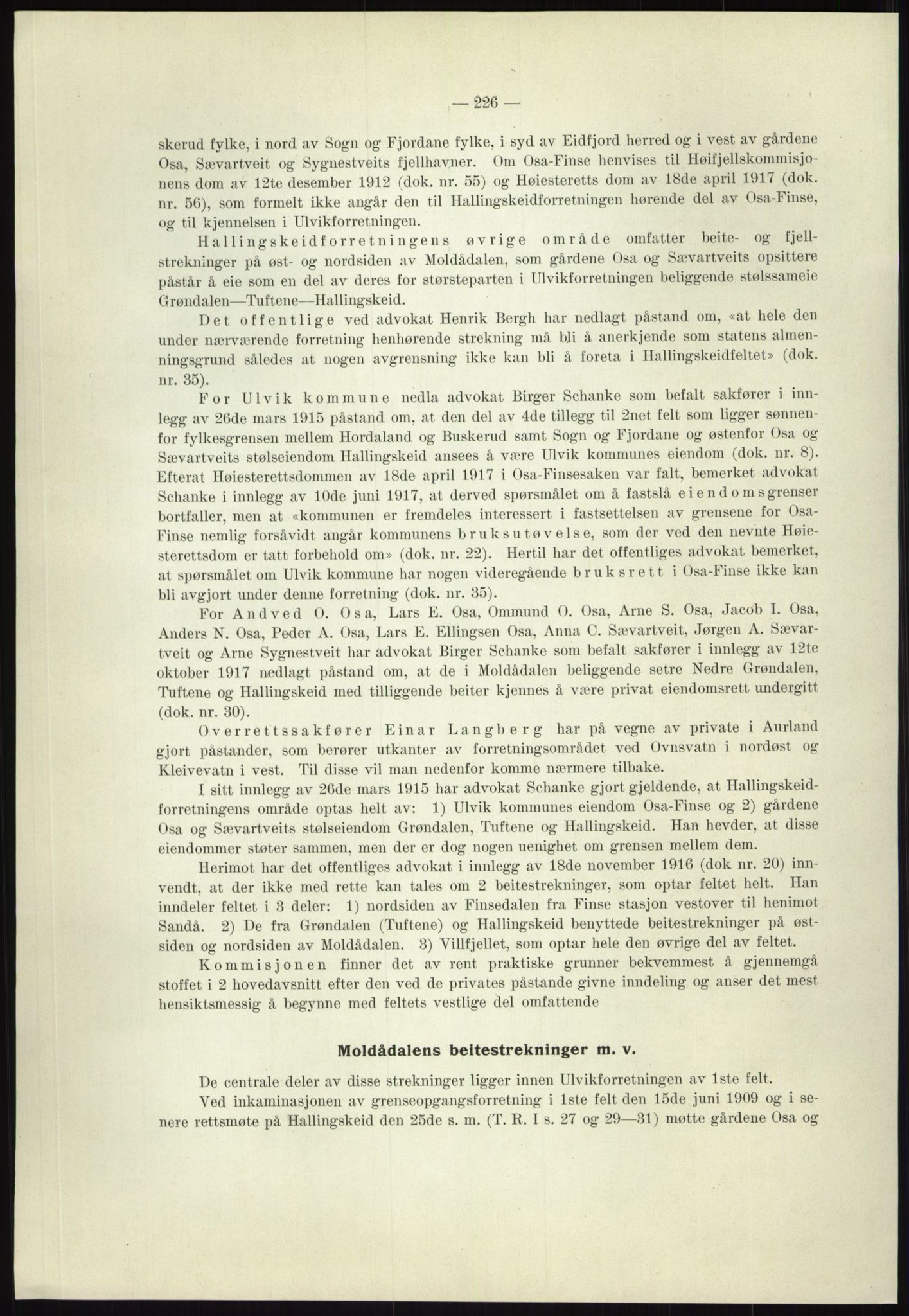 Høyfjellskommisjonen, AV/RA-S-1546/X/Xa/L0001: Nr. 1-33, 1909-1953, p. 832