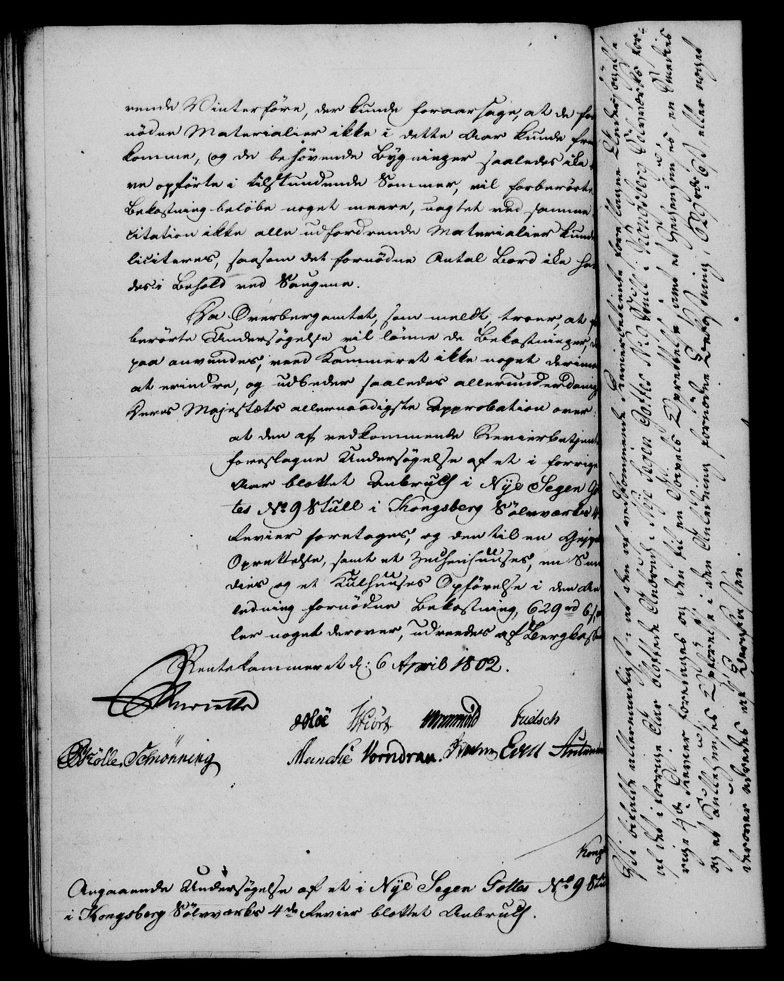 Rentekammeret, Renteskriverkontorene, AV/RA-EA-3115/M/Mf/Mfb/L0005: Relasjons- og resolusjonsprotokoll med register (merket RK 54.11), 1801-1802