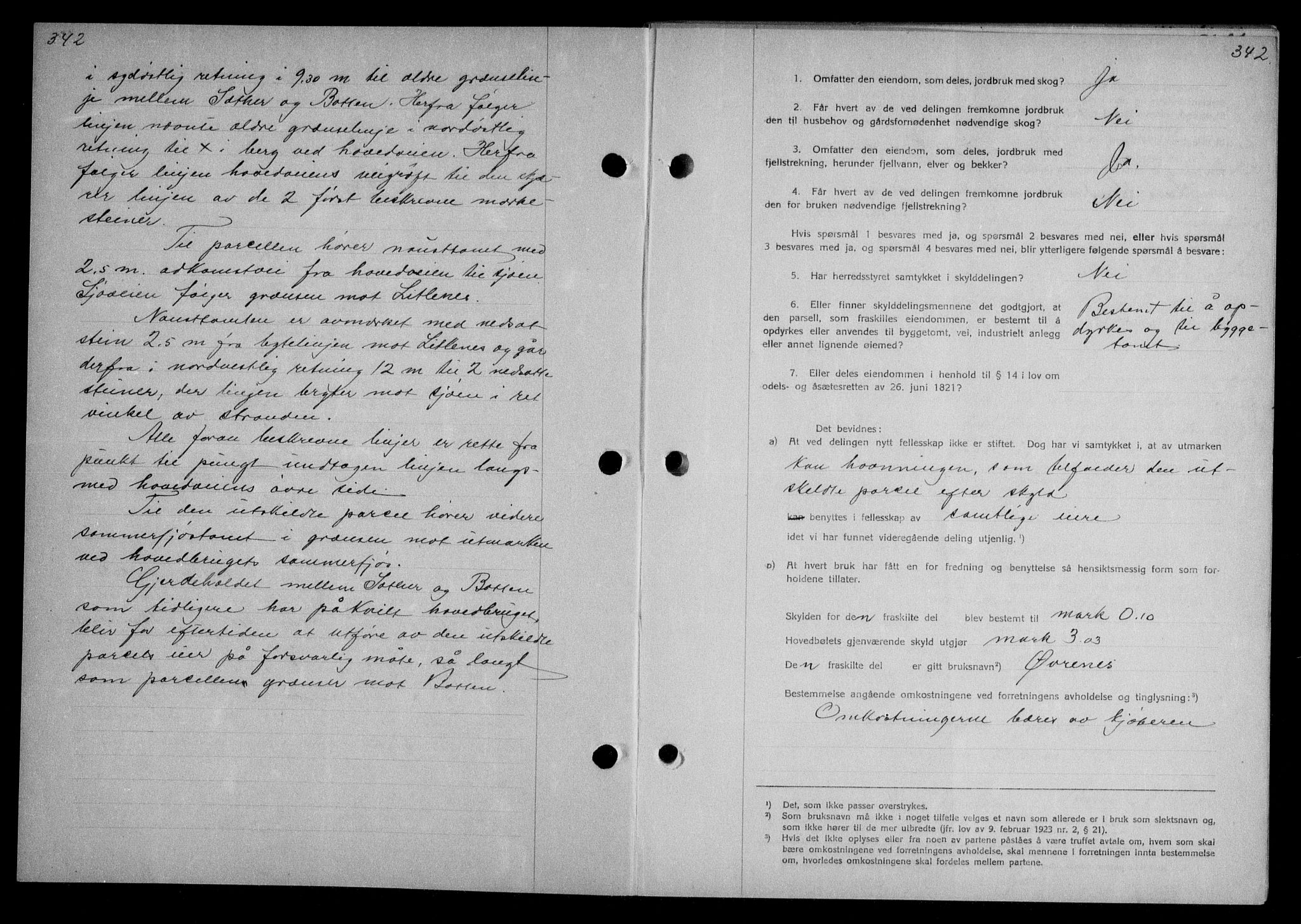 Nordmøre sorenskriveri, AV/SAT-A-4132/1/2/2Ca/L0088: Mortgage book no. 78, 1936-1936, Diary no: : 1228/1936