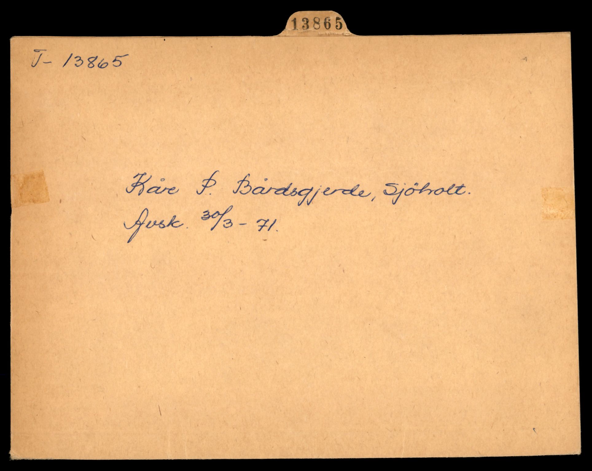 Møre og Romsdal vegkontor - Ålesund trafikkstasjon, AV/SAT-A-4099/F/Fe/L0041: Registreringskort for kjøretøy T 13710 - T 13905, 1927-1998, p. 2773