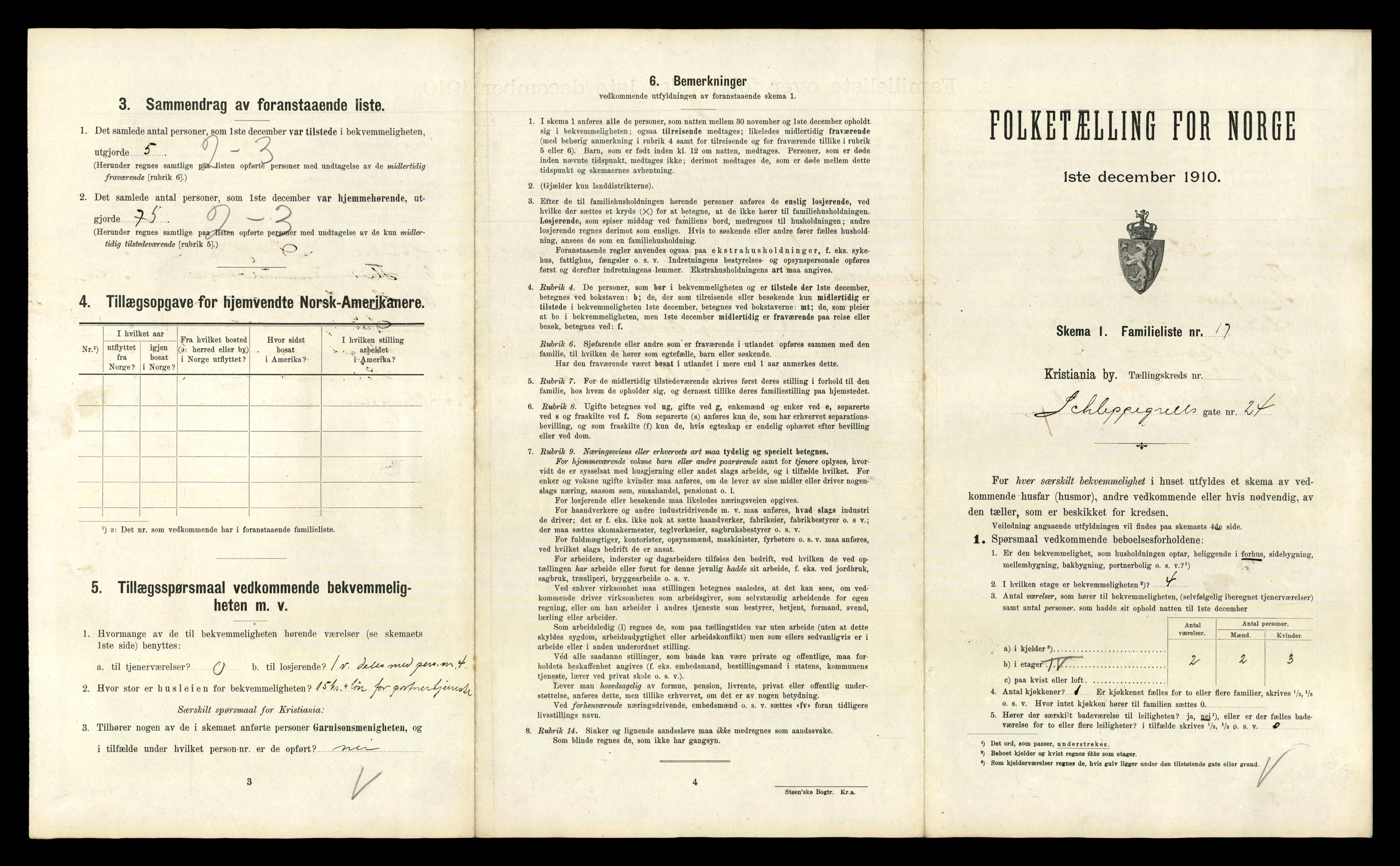 RA, 1910 census for Kristiania, 1910, p. 86189