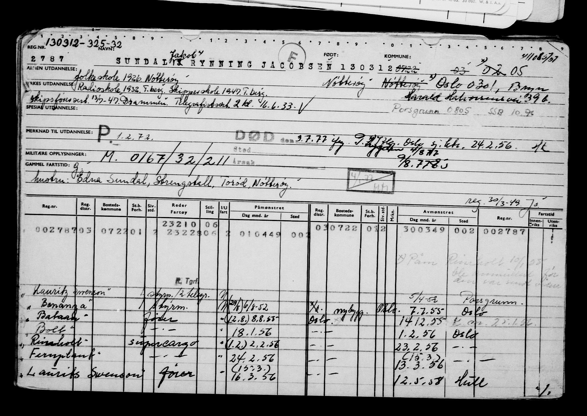 Direktoratet for sjømenn, RA/S-3545/G/Gb/L0103: Hovedkort, 1912, p. 221