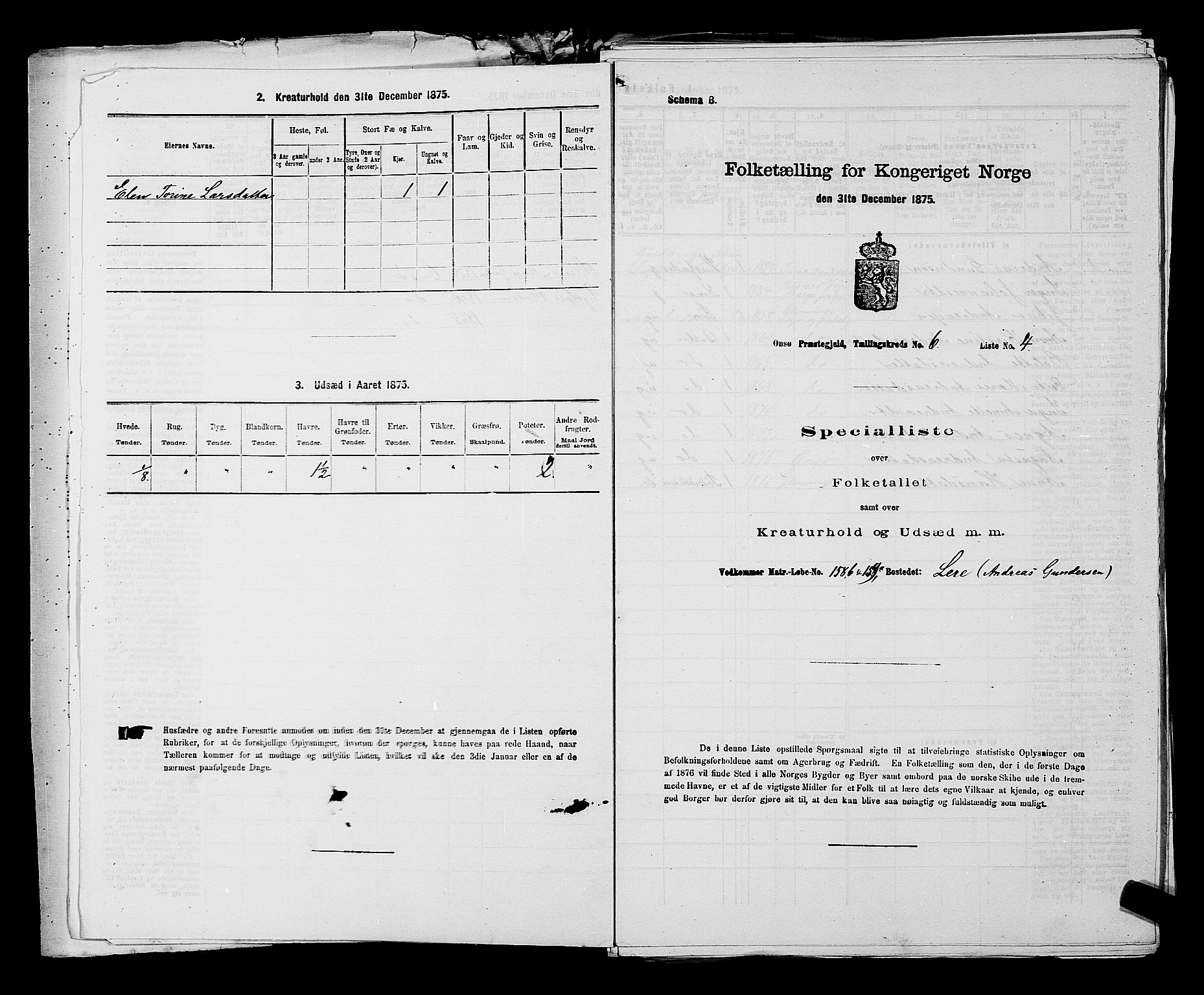 RA, 1875 census for 0134P Onsøy, 1875, p. 1215