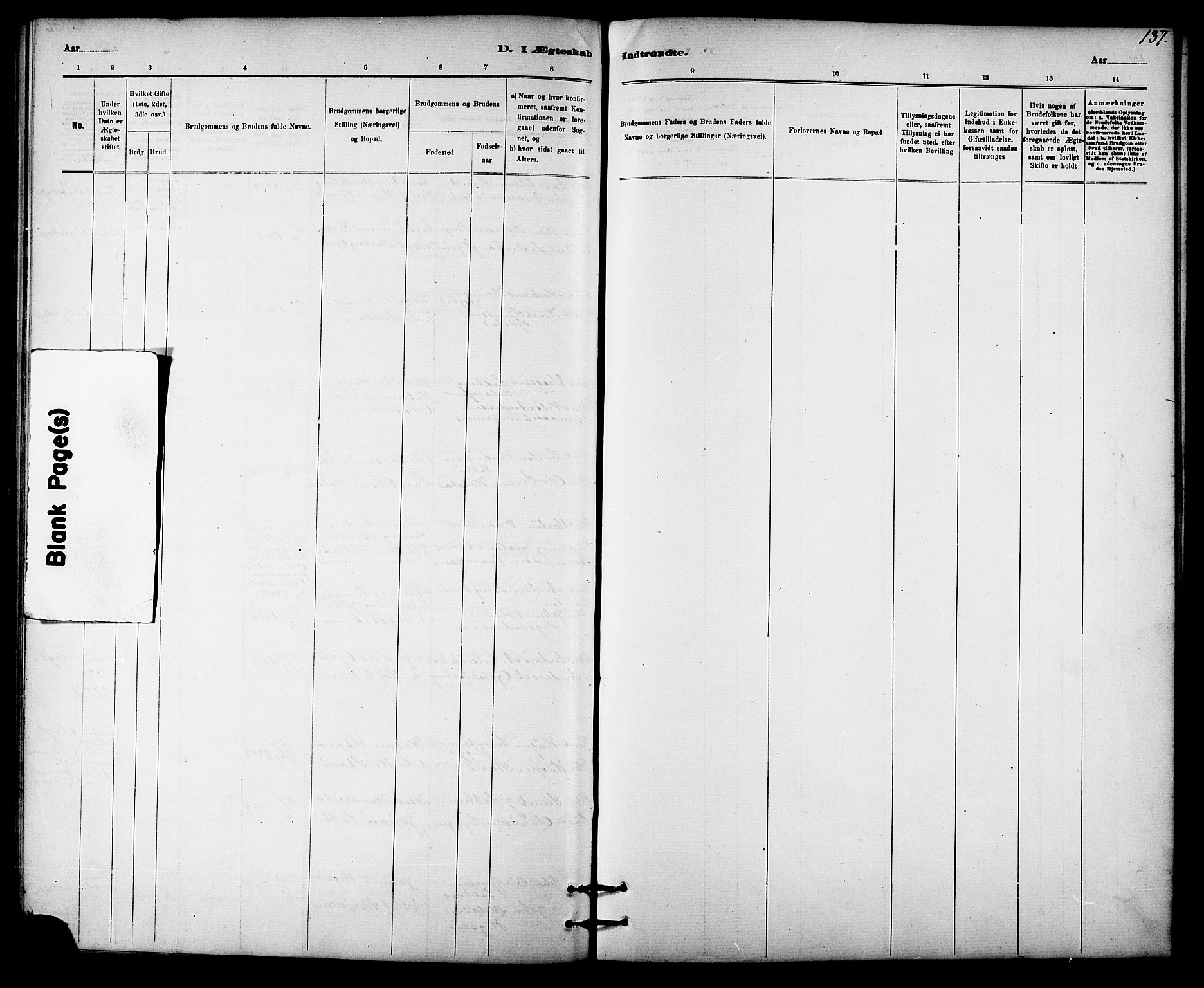 Ministerialprotokoller, klokkerbøker og fødselsregistre - Sør-Trøndelag, AV/SAT-A-1456/613/L0395: Parish register (copy) no. 613C03, 1887-1909, p. 137