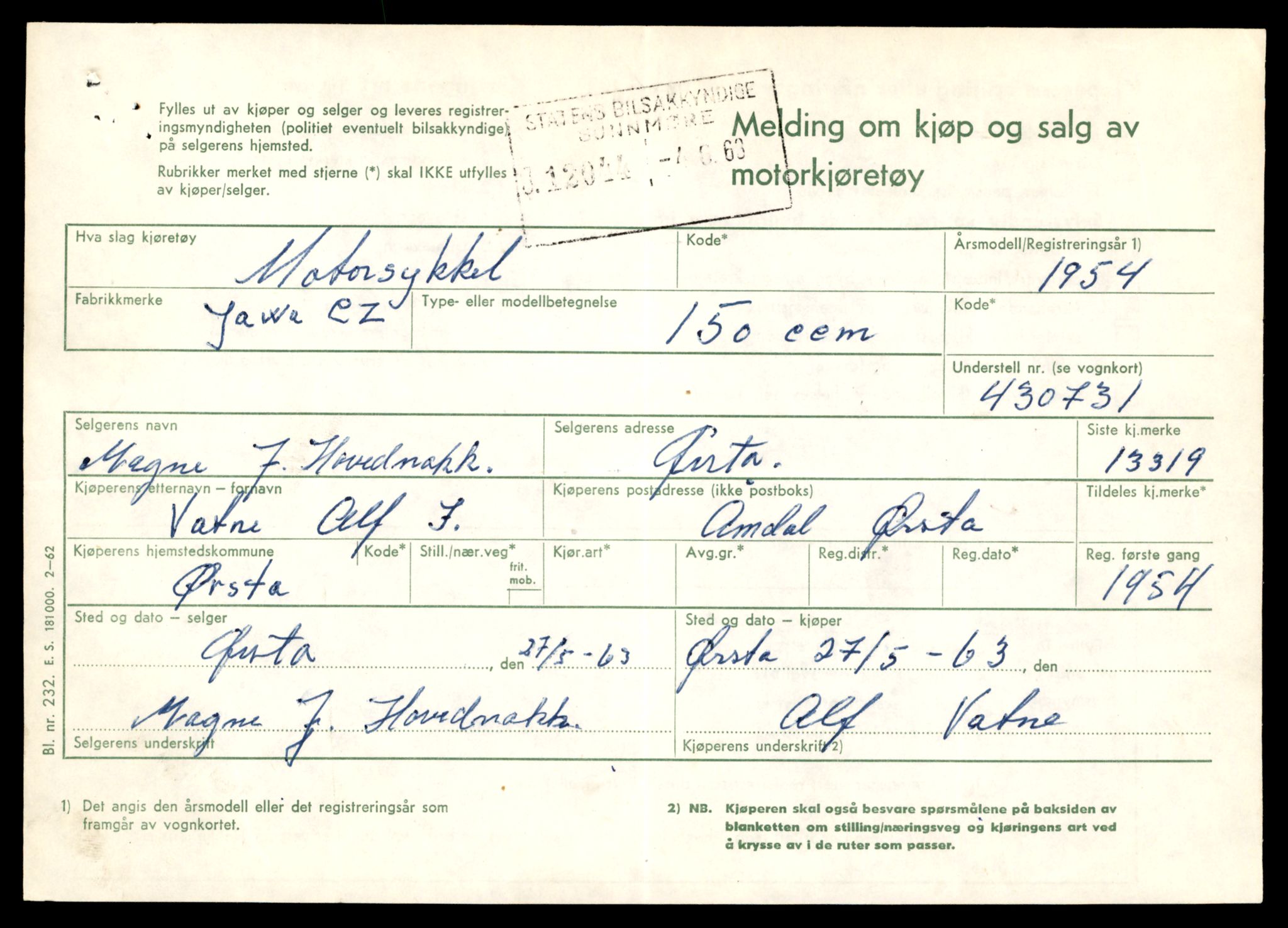 Møre og Romsdal vegkontor - Ålesund trafikkstasjon, AV/SAT-A-4099/F/Fe/L0038: Registreringskort for kjøretøy T 13180 - T 13360, 1927-1998, p. 2329