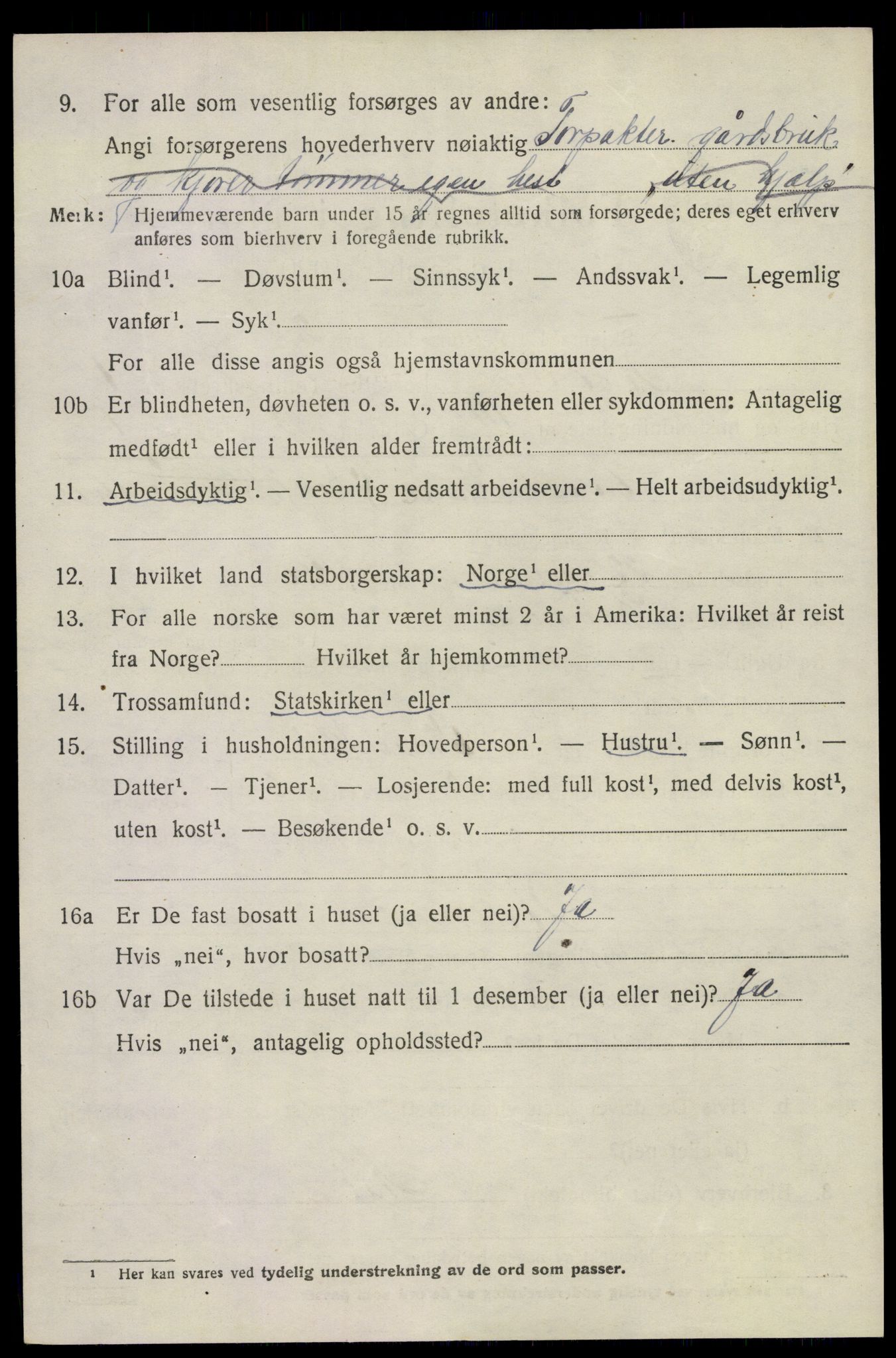 SAKO, 1920 census for Hedrum, 1920, p. 5686