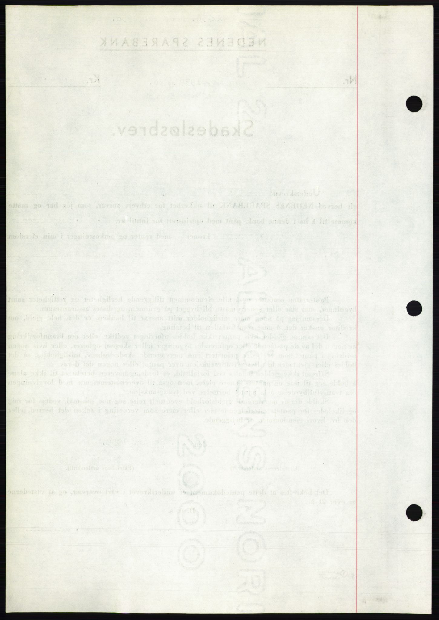 Nedenes sorenskriveri, SAK/1221-0006/G/Gb/Gbb/L0008: Mortgage book no. B8, 1950-1950, Diary no: : 1959/1950