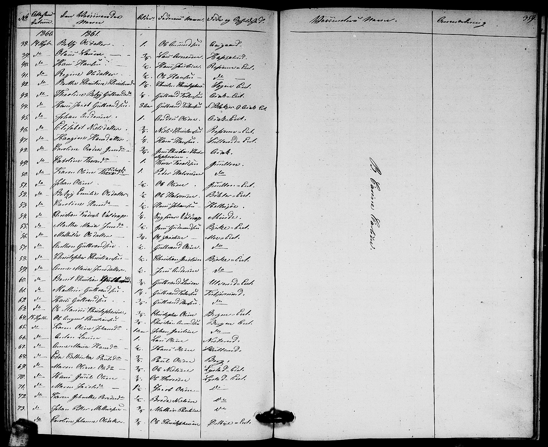 Sørum prestekontor Kirkebøker, AV/SAO-A-10303/G/Ga/L0003: Parish register (copy) no. I 3, 1846-1863, p. 359