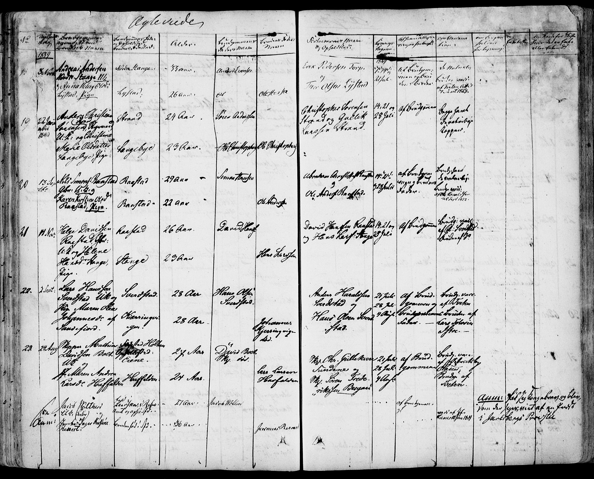 Sandar kirkebøker, SAKO/A-243/F/Fa/L0005: Parish register (official) no. 5, 1832-1847, p. 608-609